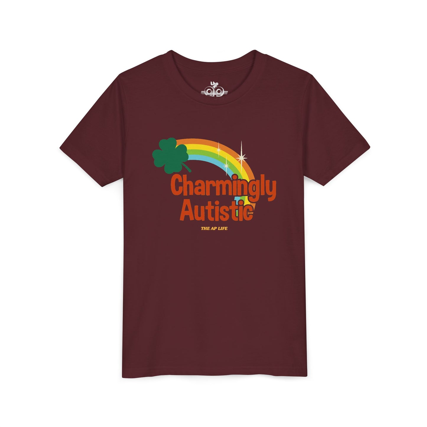 Charmingly Autistic - Youth Unisex Short Sleeve Tee