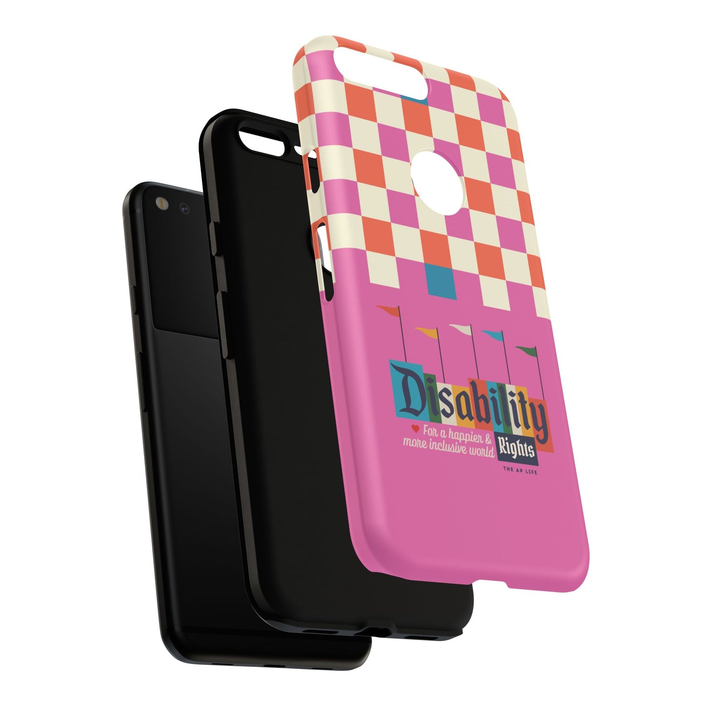 Disability Rights for a Happier & More Inclusive World - Android Phone Case for Google Pixel & Samsung Phones