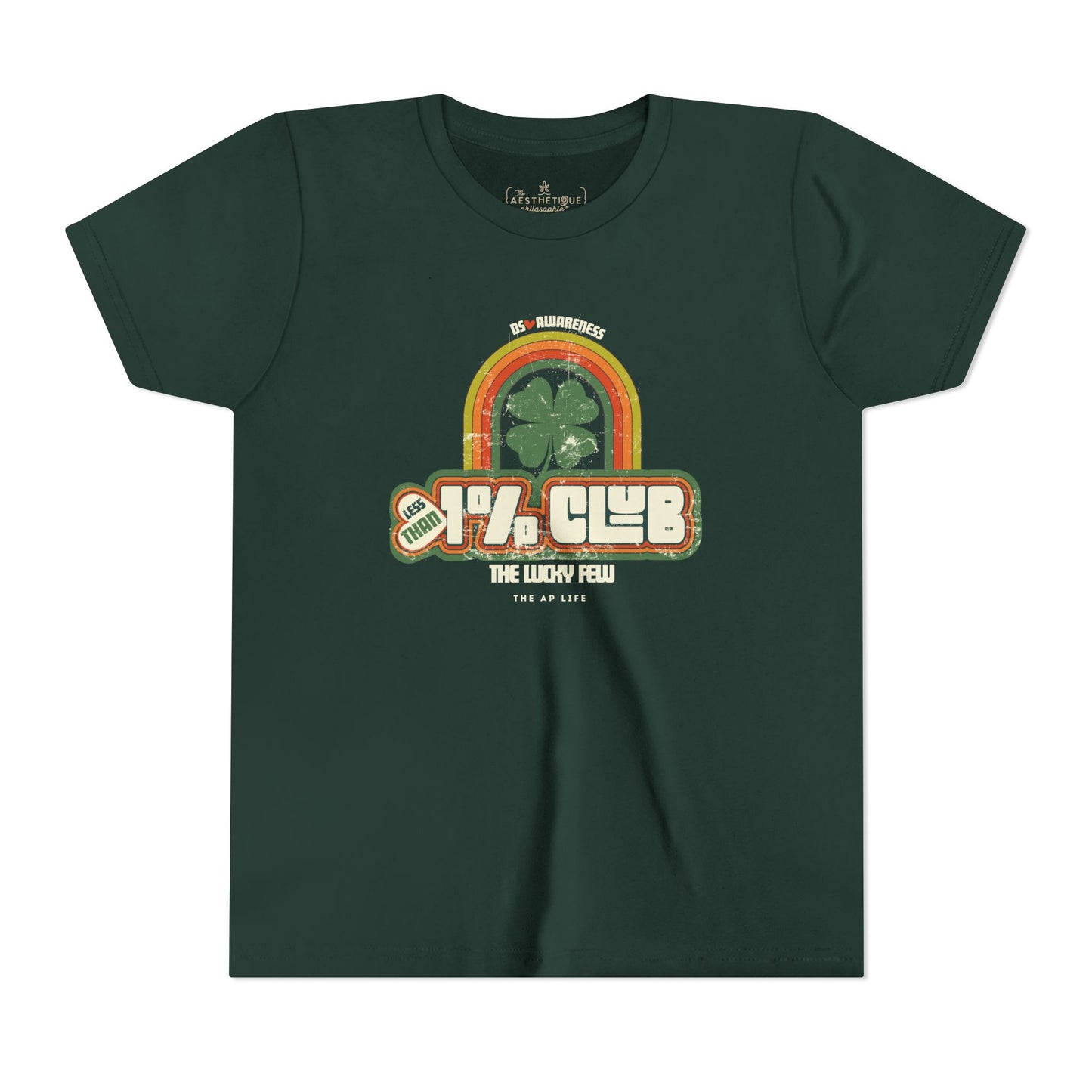 Less Than 1% Club (The Lucky Few) DS Awareness - Youth Unisex Jersey Tee