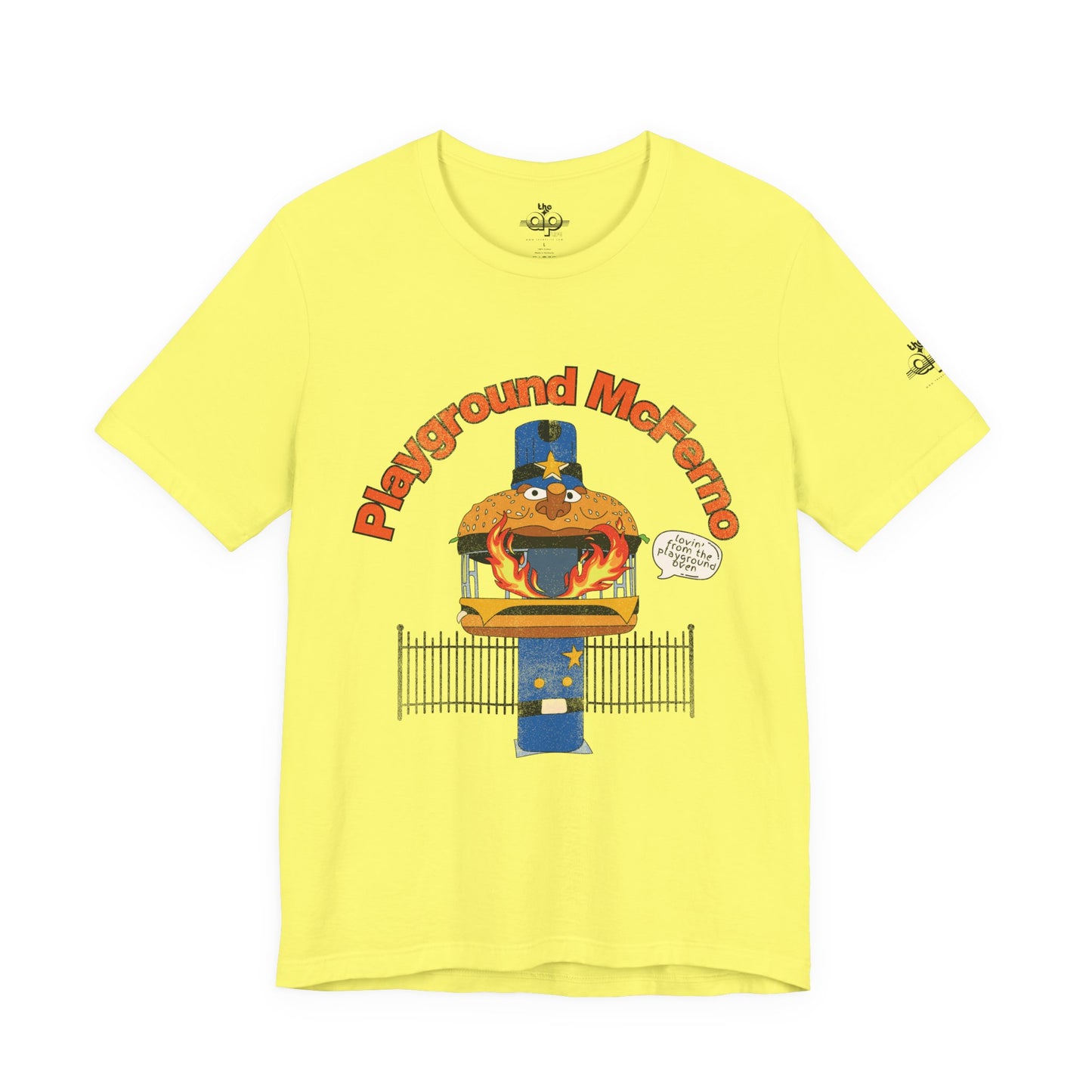 Playground McFerno - Lovin' From the Playground Oven - Adult Unisex Jersey Short Sleeve Tee
