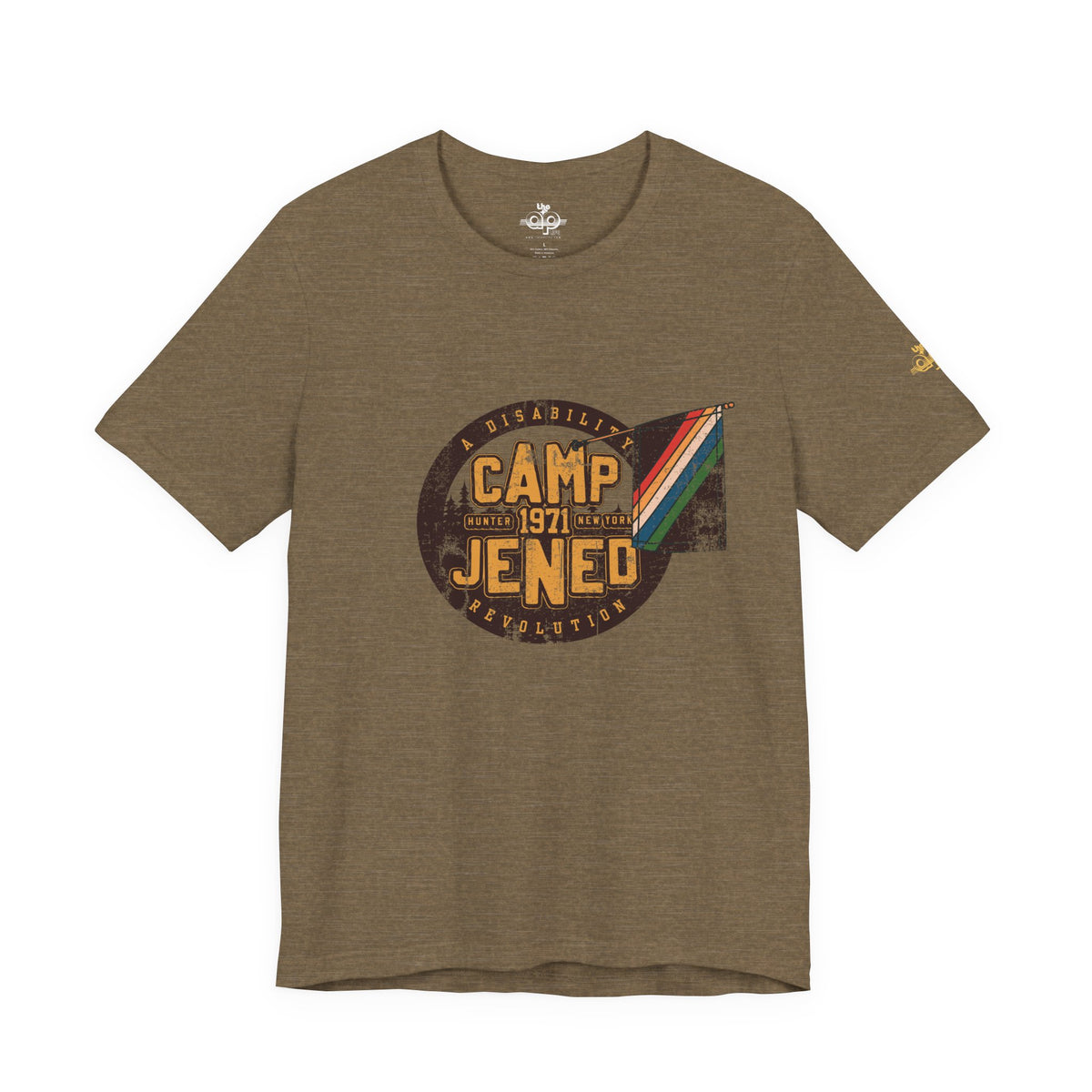 Camp Jened 1971 - A Disability Revolution - Adult Unisex Jersey Short Sleeve Tee