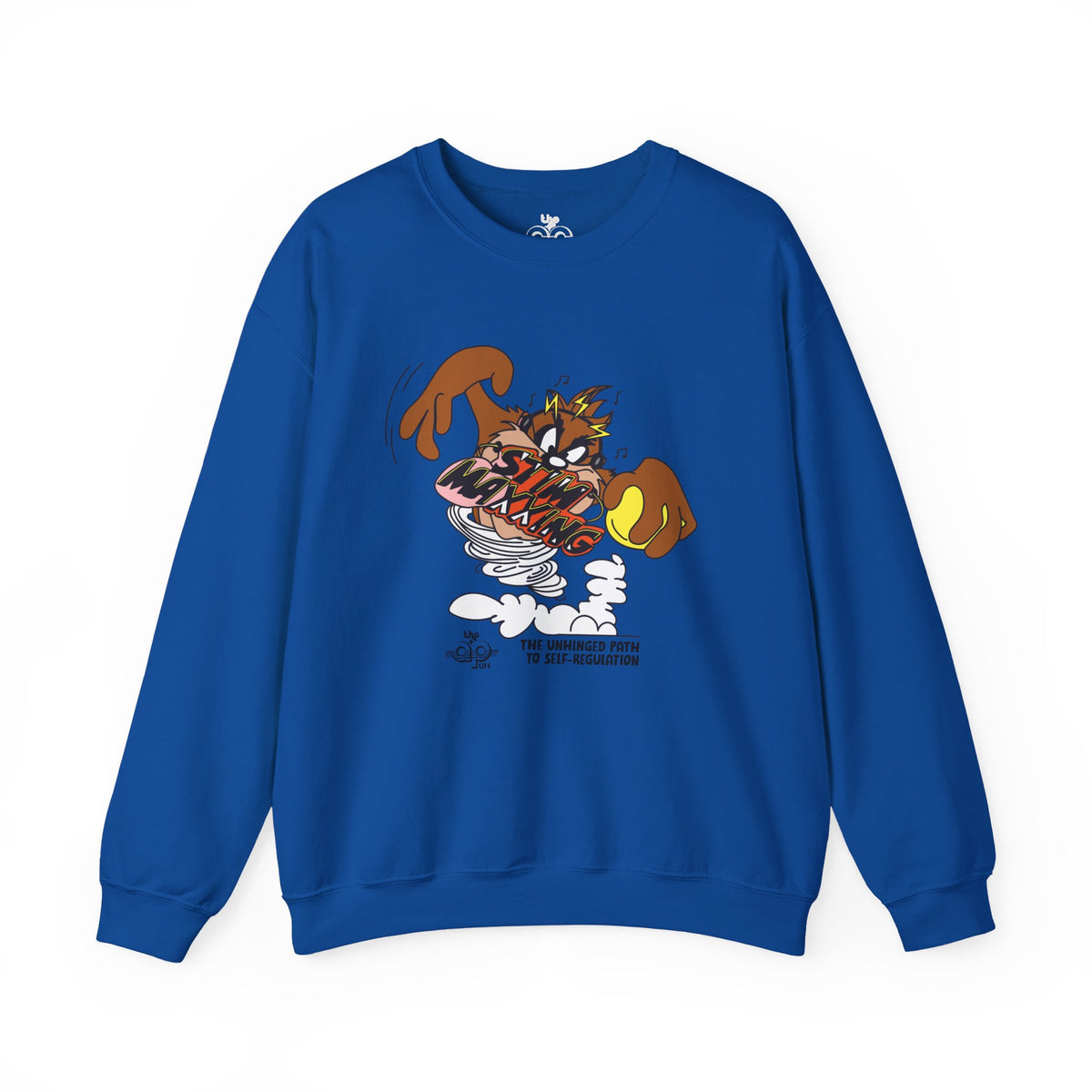 Stim-Maxxing - The Unhinged Path to Self-Regulation - Adult Unisex Heavy Blend™ Crewneck Sweatshirt