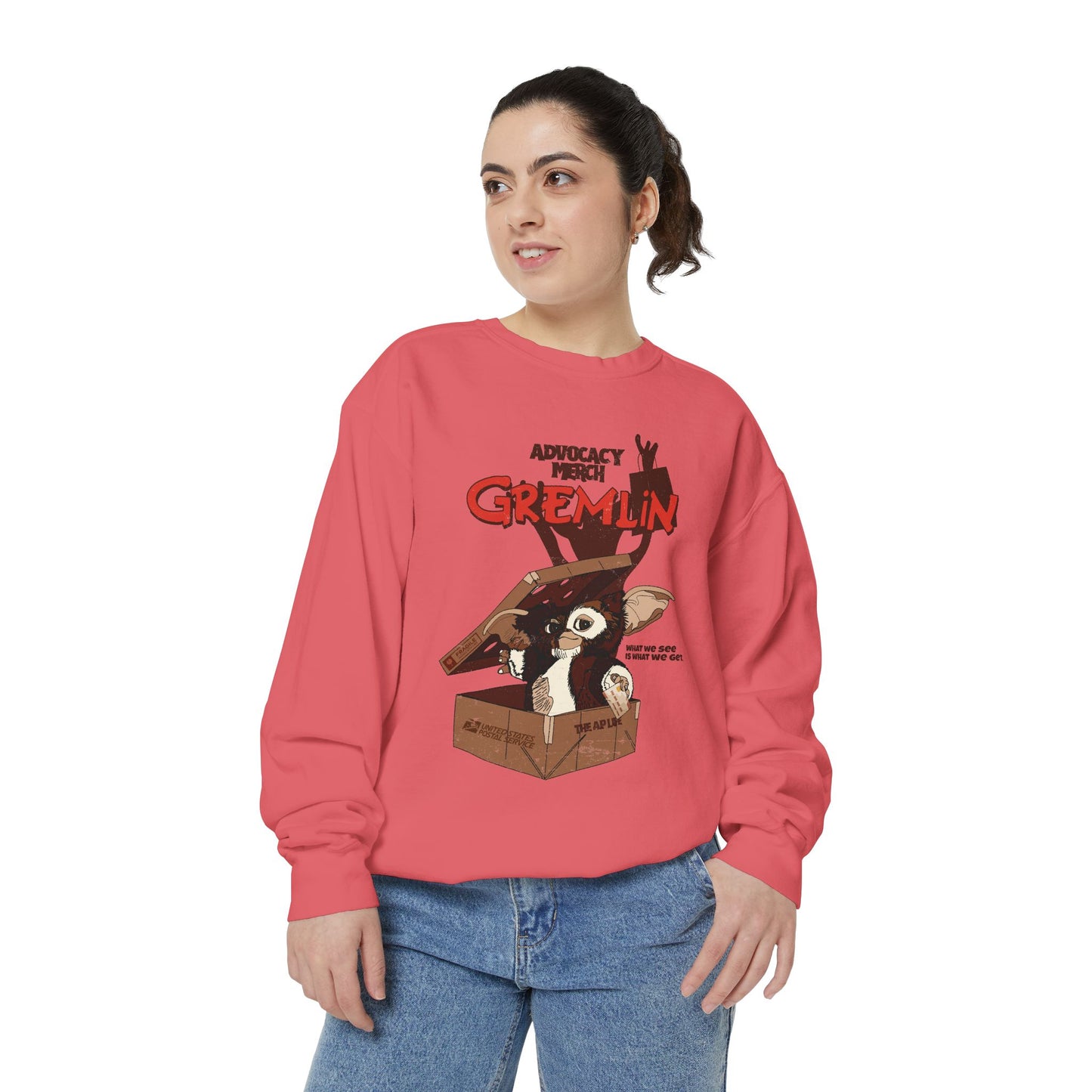 Advocacy Merch Gremlin - Adult Unisex Garment-Dyed Sweatshirt