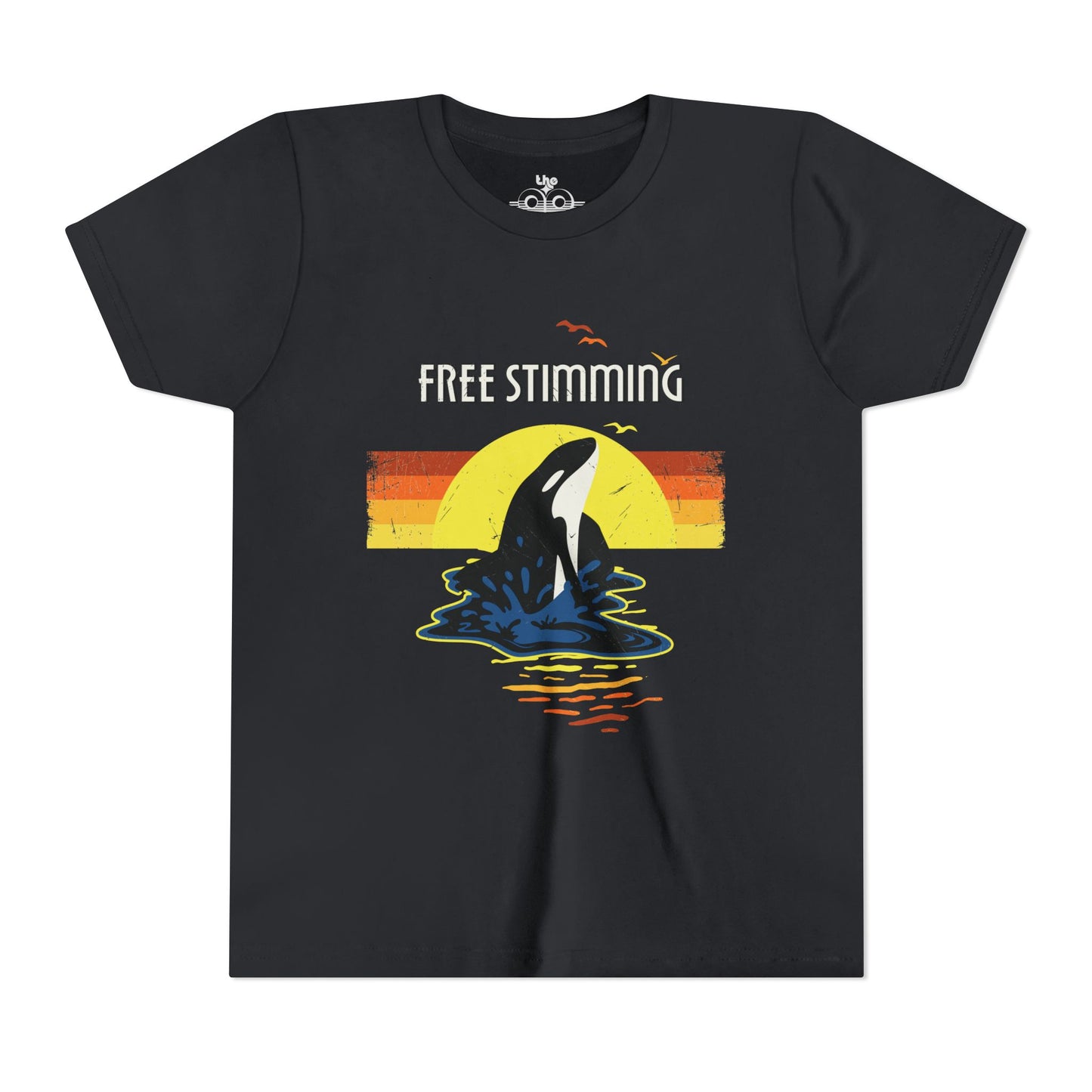Free Stimming - Orca - Youth Unisex Short Sleeve Tee