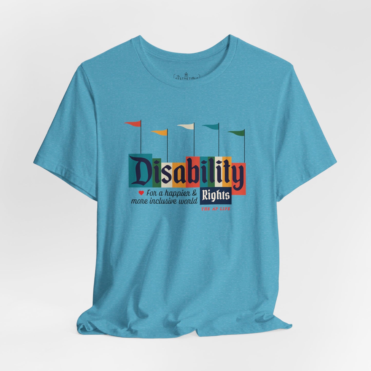 Disability Rights For A Happier & More Inclusive World - Adult Unisex Jersey Tee