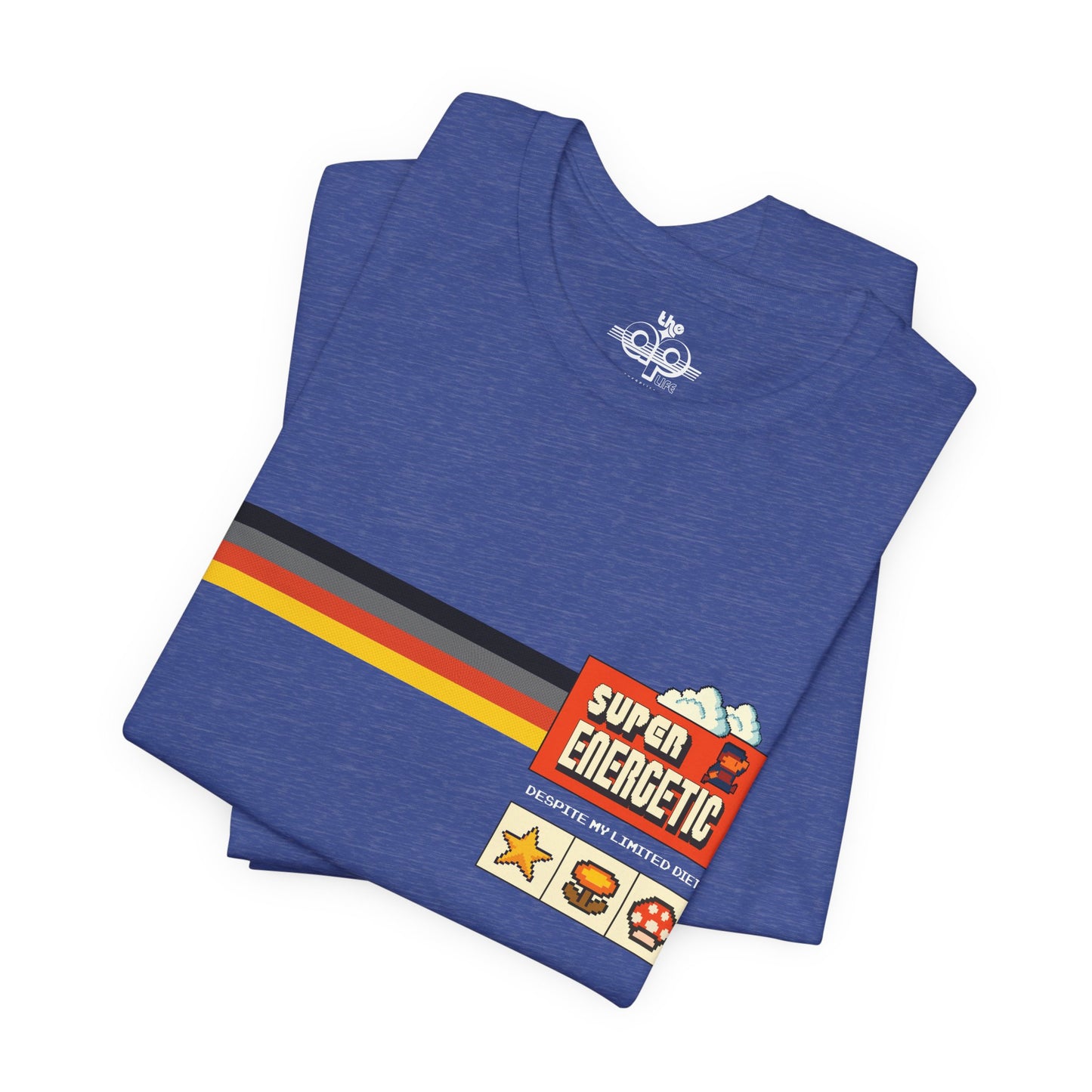 Super Energetic Despite My Limited Diet - Adult Unisex Jersey Short Sleeve Tee