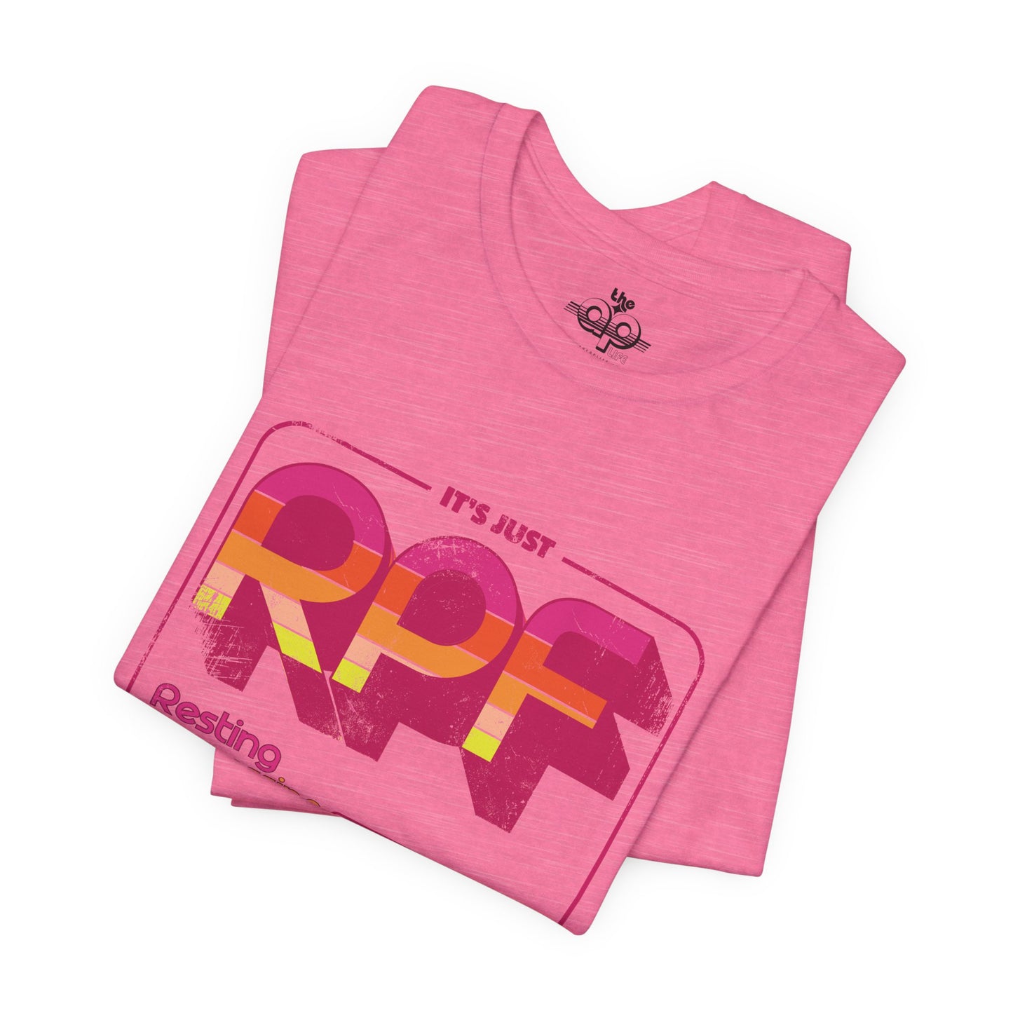 It's Just RPF - Resting Processing Face - Adult Unisex Jersey Short Sleeve Tee