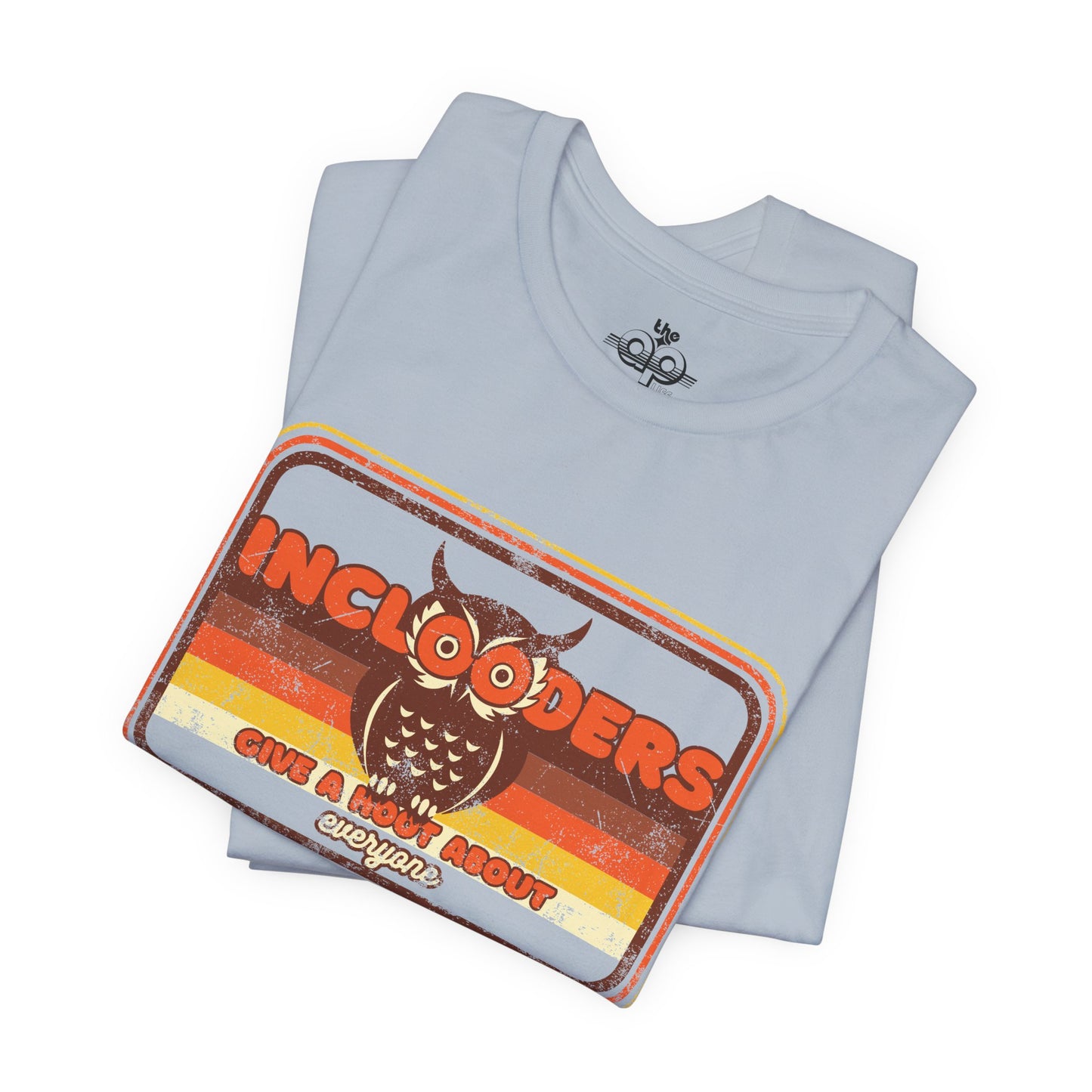 Inclooders Give a Hoot About Everyone - Adult Unisex Jersey Short Sleeve Tee