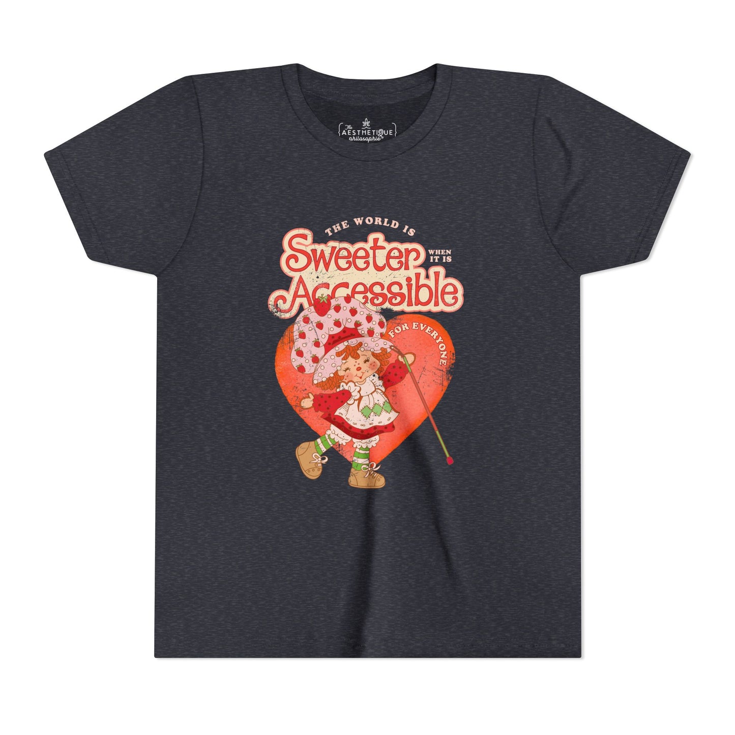 The World is Sweeter, when it is Accessible for Everyone - Youth Unisex Short Sleeve Tee