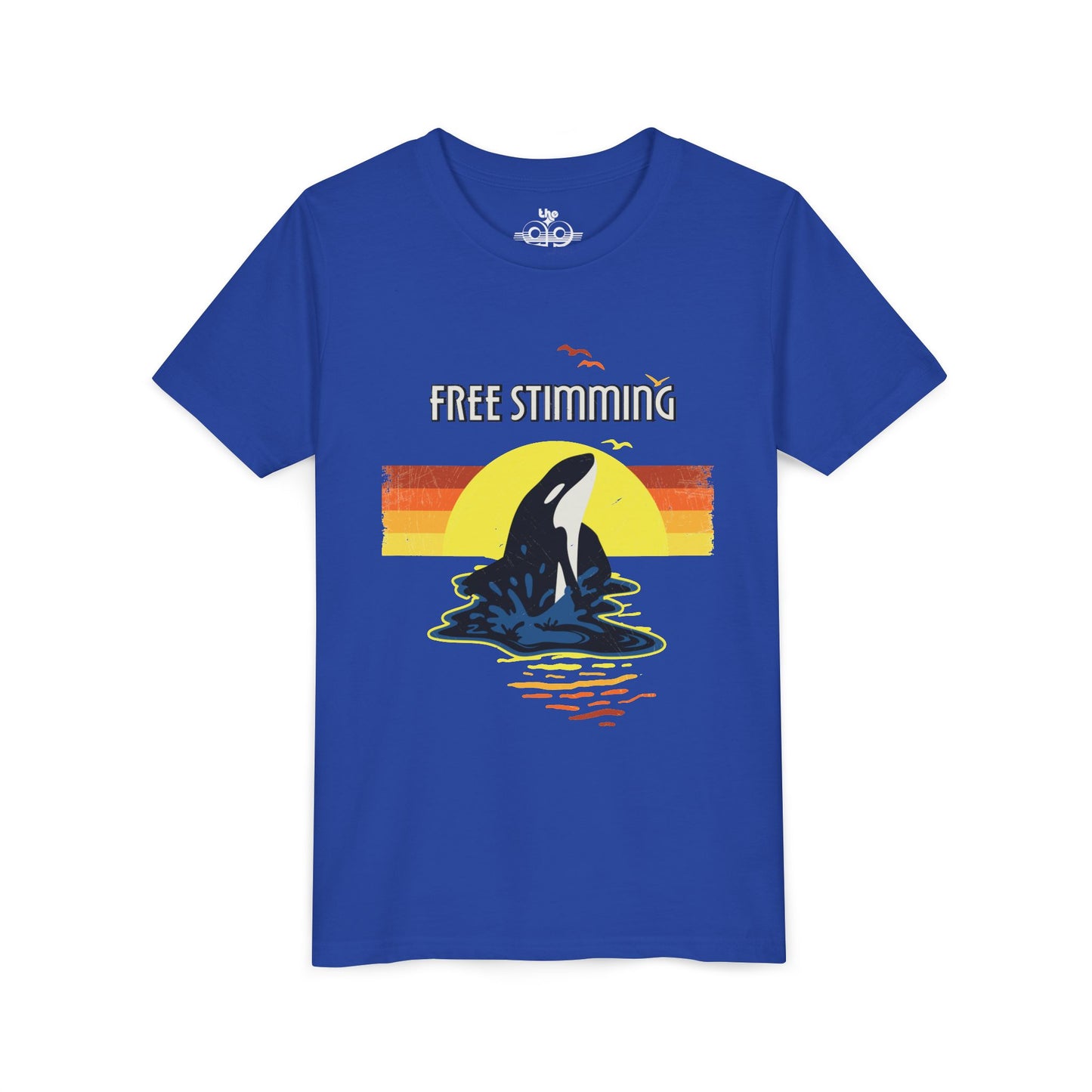 Free Stimming - Orca - Youth Unisex Short Sleeve Tee