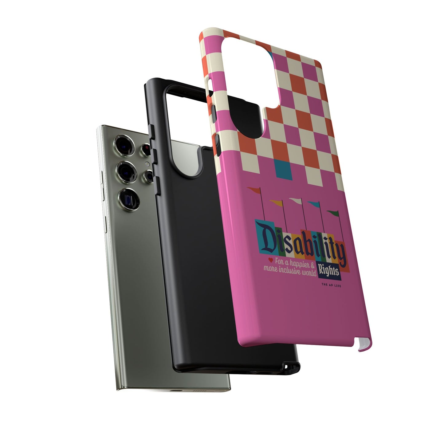 Disability Rights for a Happier & More Inclusive World - Android Phone Case for Google Pixel & Samsung Phones