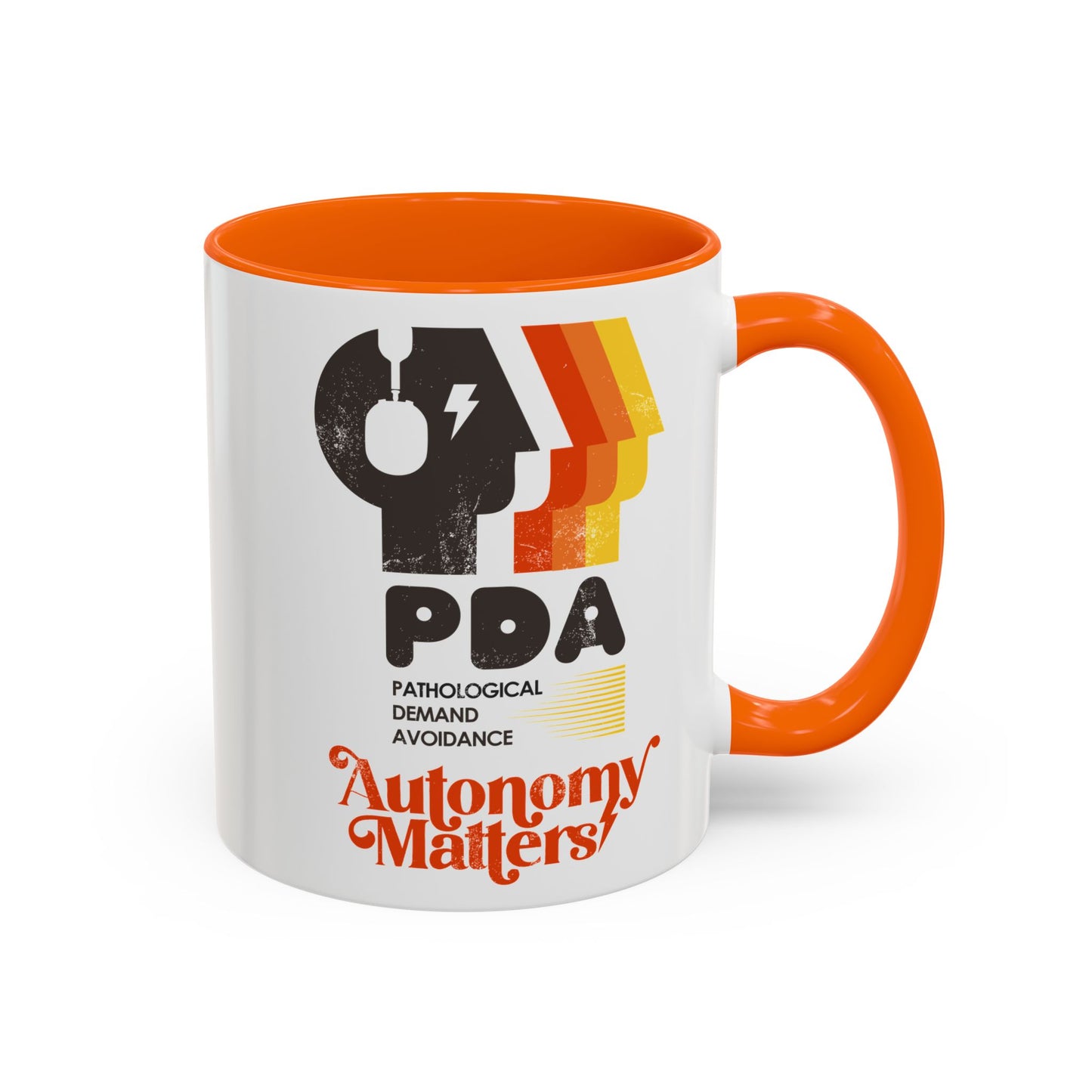 PDA - Pathological Demand Avoidance - Autonomy Matters - Accent Coffee Mug (11, 15oz)