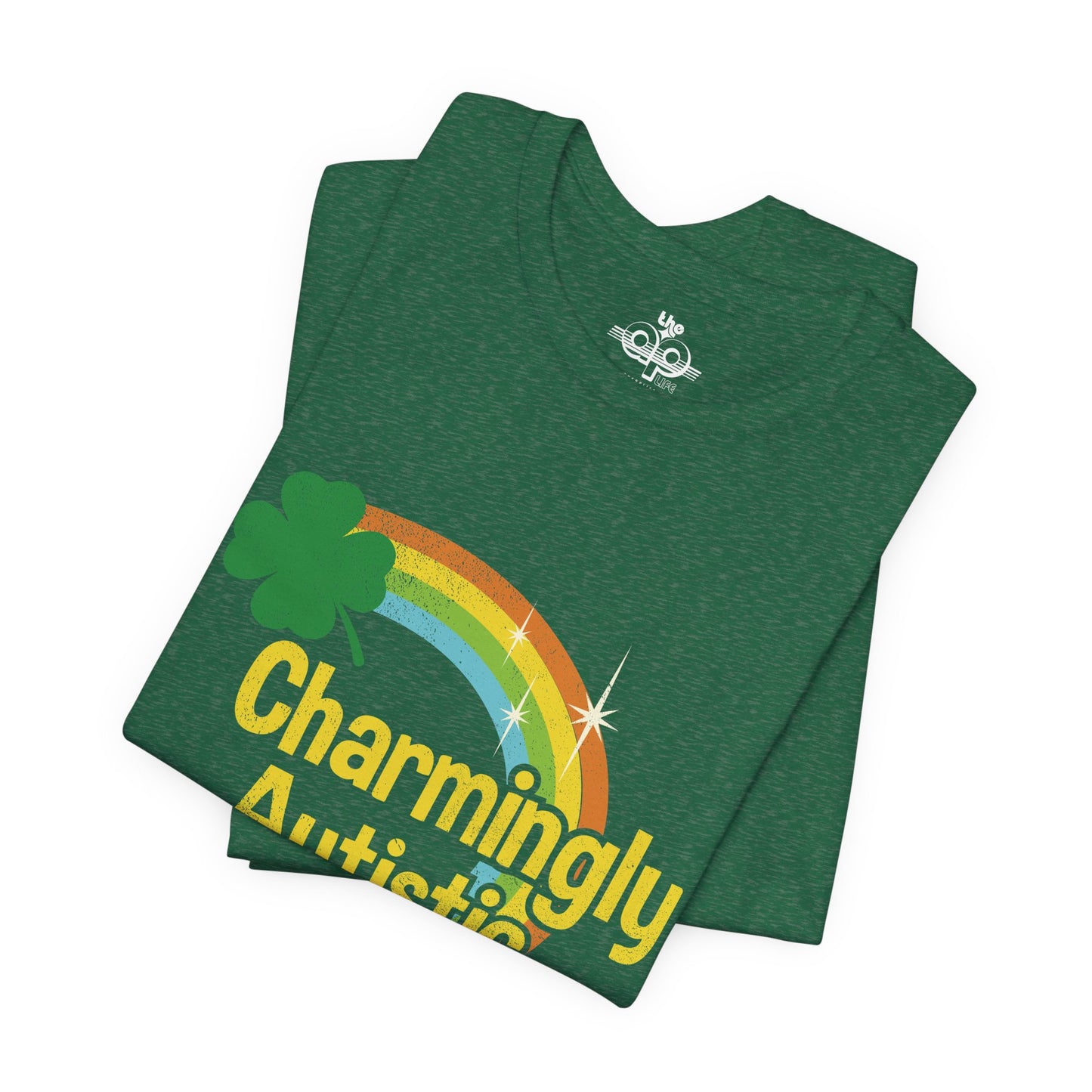 Charmingly Autistic - Adult Unisex Jersey Short Sleeve Tee