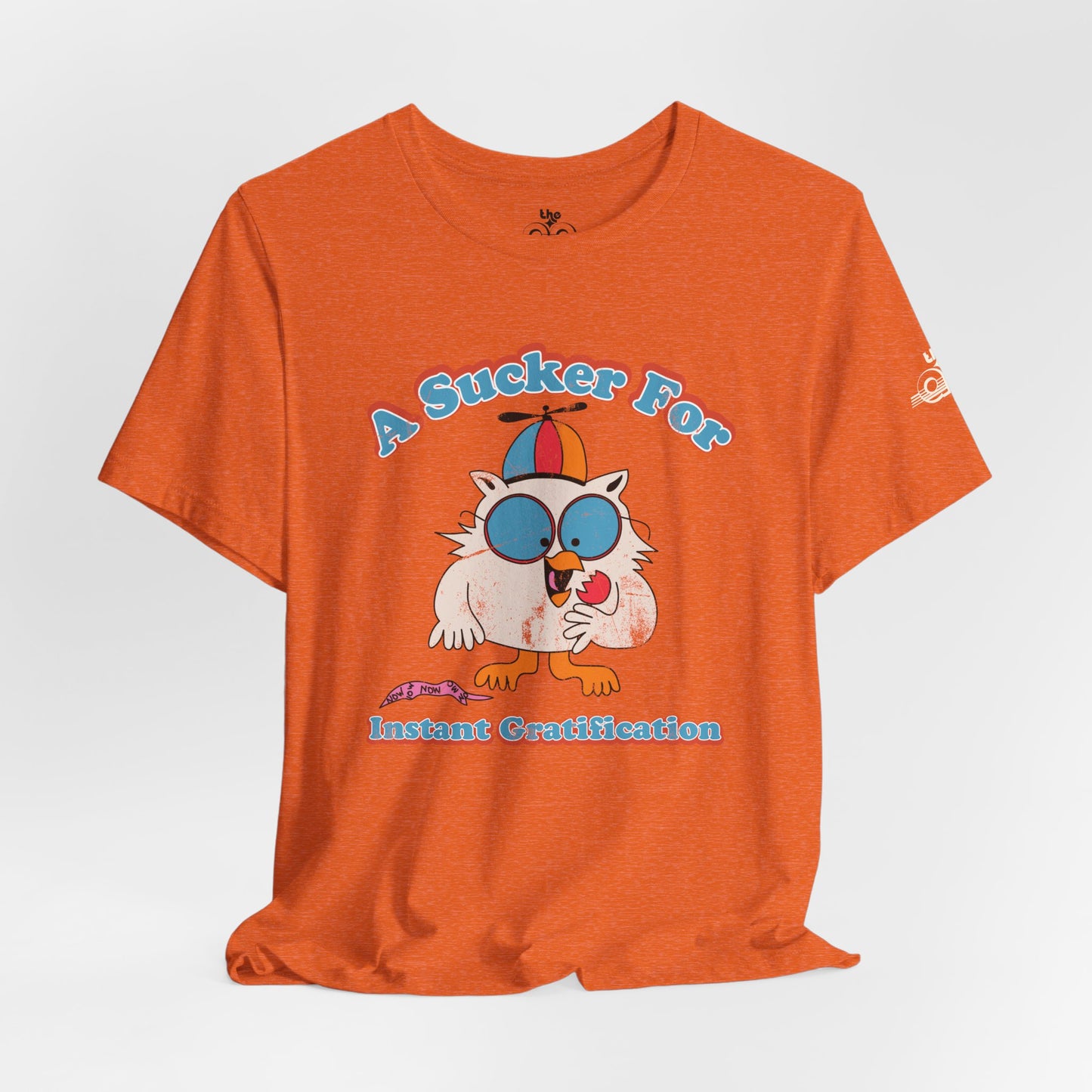 A Sucker for Instant Gratification - Adult Unisex Jersey Short Sleeve Tee