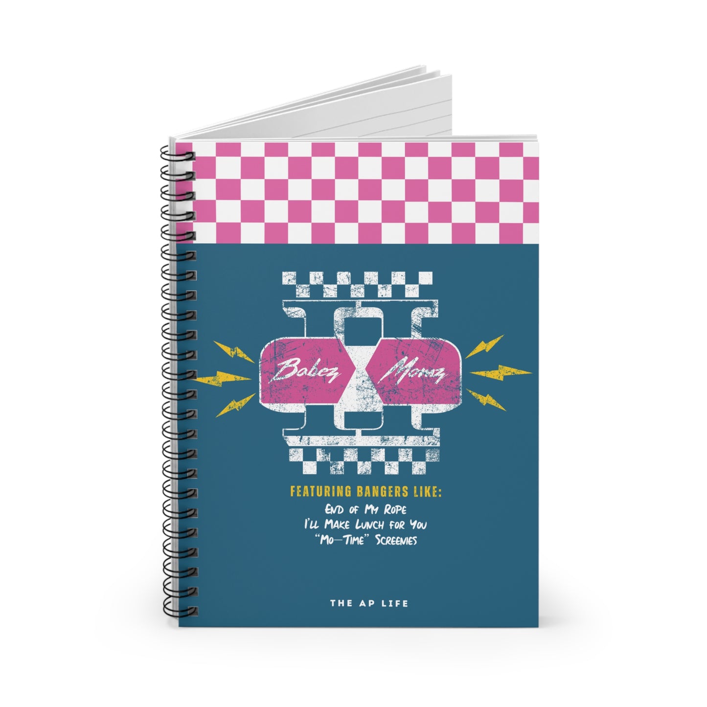 Babez II Momz - 6" x 8" Lined Spiral Notebook