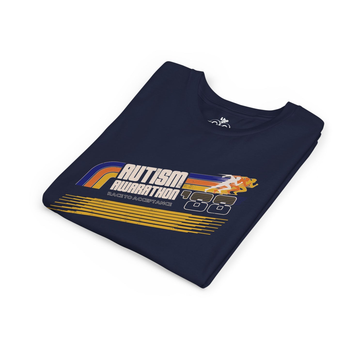 Autism Awarathon - Race to Acceptance - Youth Unisex Short Sleeve Tee
