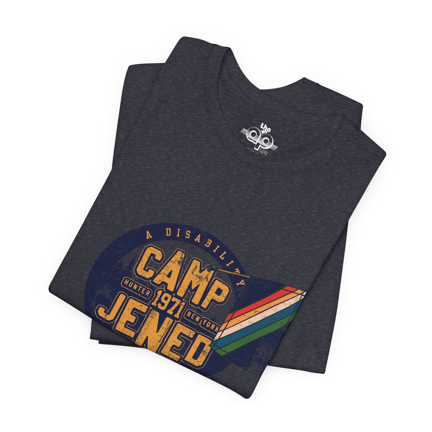 Camp Jened 1971 - A Disability Revolution - Adult Unisex Jersey Short Sleeve Tee