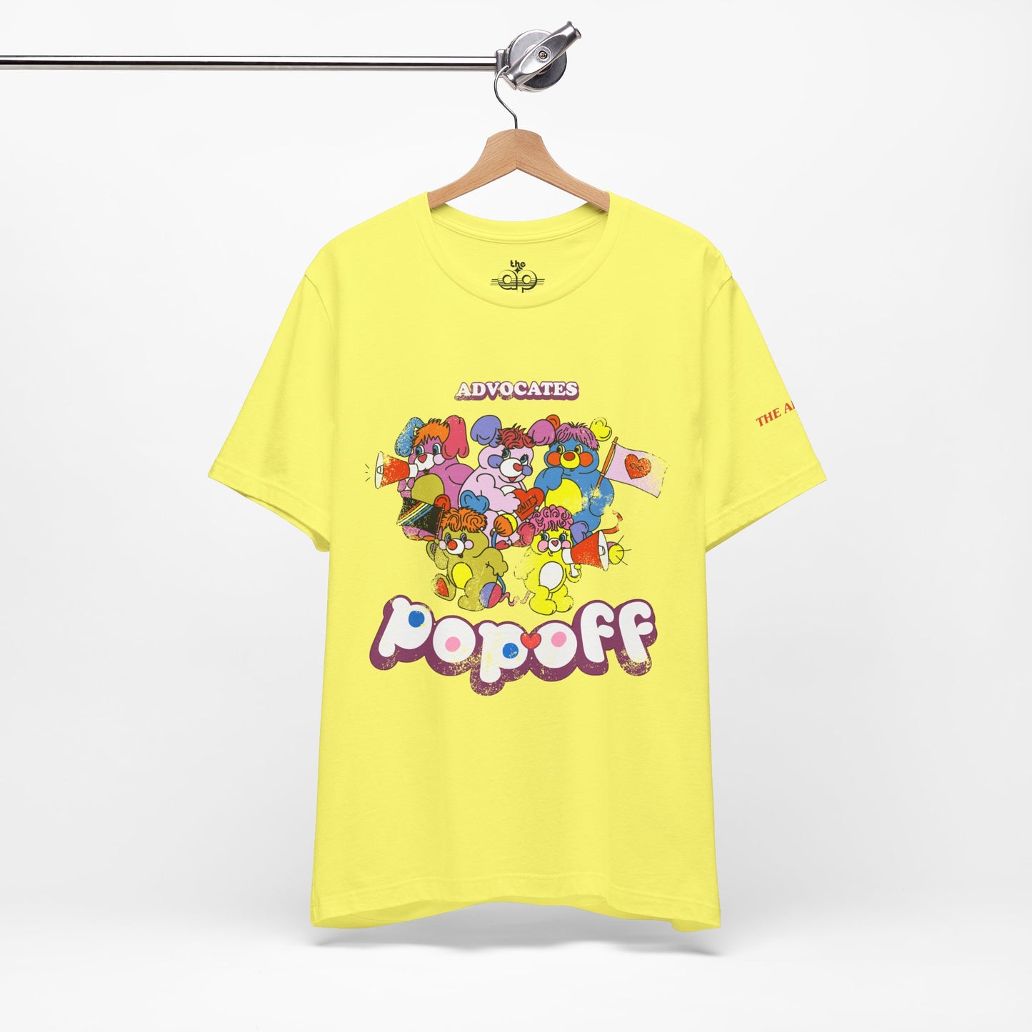 Advocates, Pop-Off - Adult Unisex Jersey Short Sleeve Tee