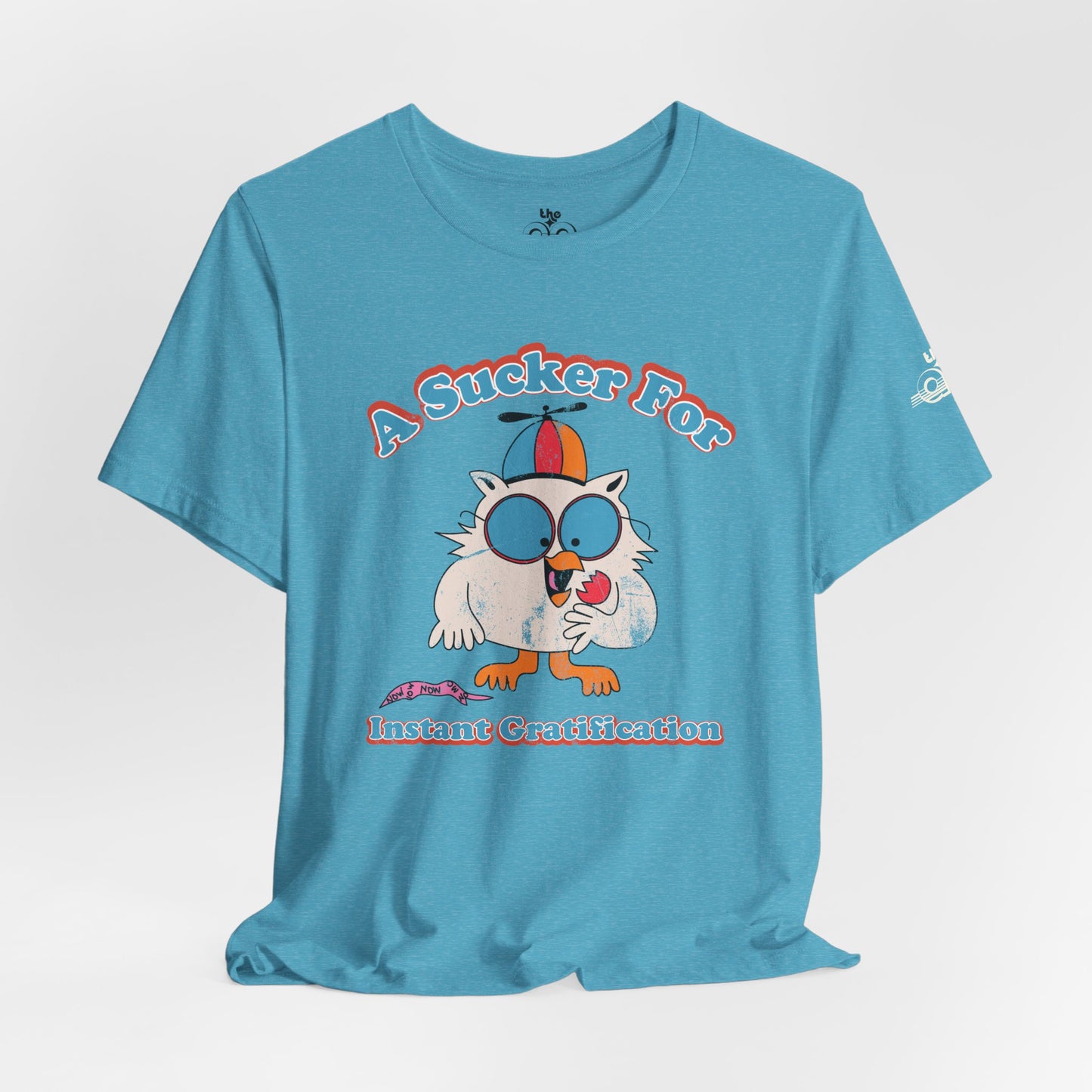 A Sucker for Instant Gratification - Adult Unisex Jersey Short Sleeve Tee
