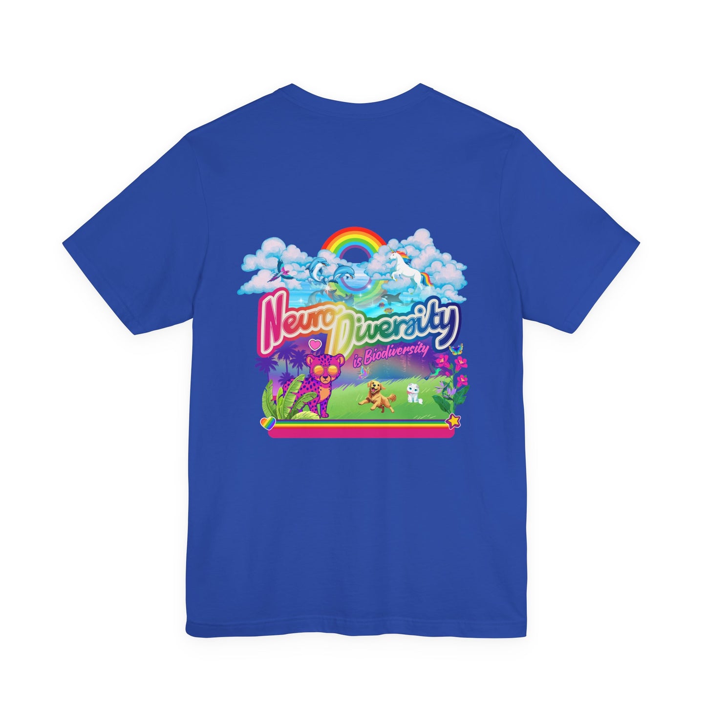 Neurodiversity is Biodiversity - Adult Unisex Jersey Short Sleeve Tee