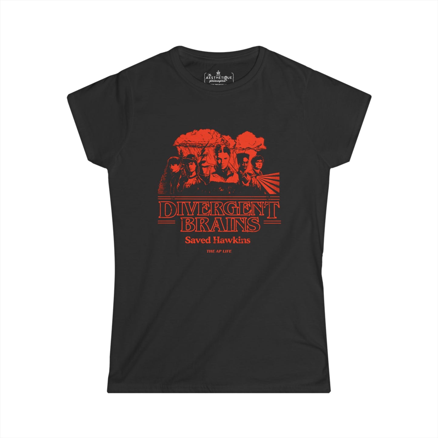 Divergent Minds Saved Hawkins - Women's Softstyle Tee