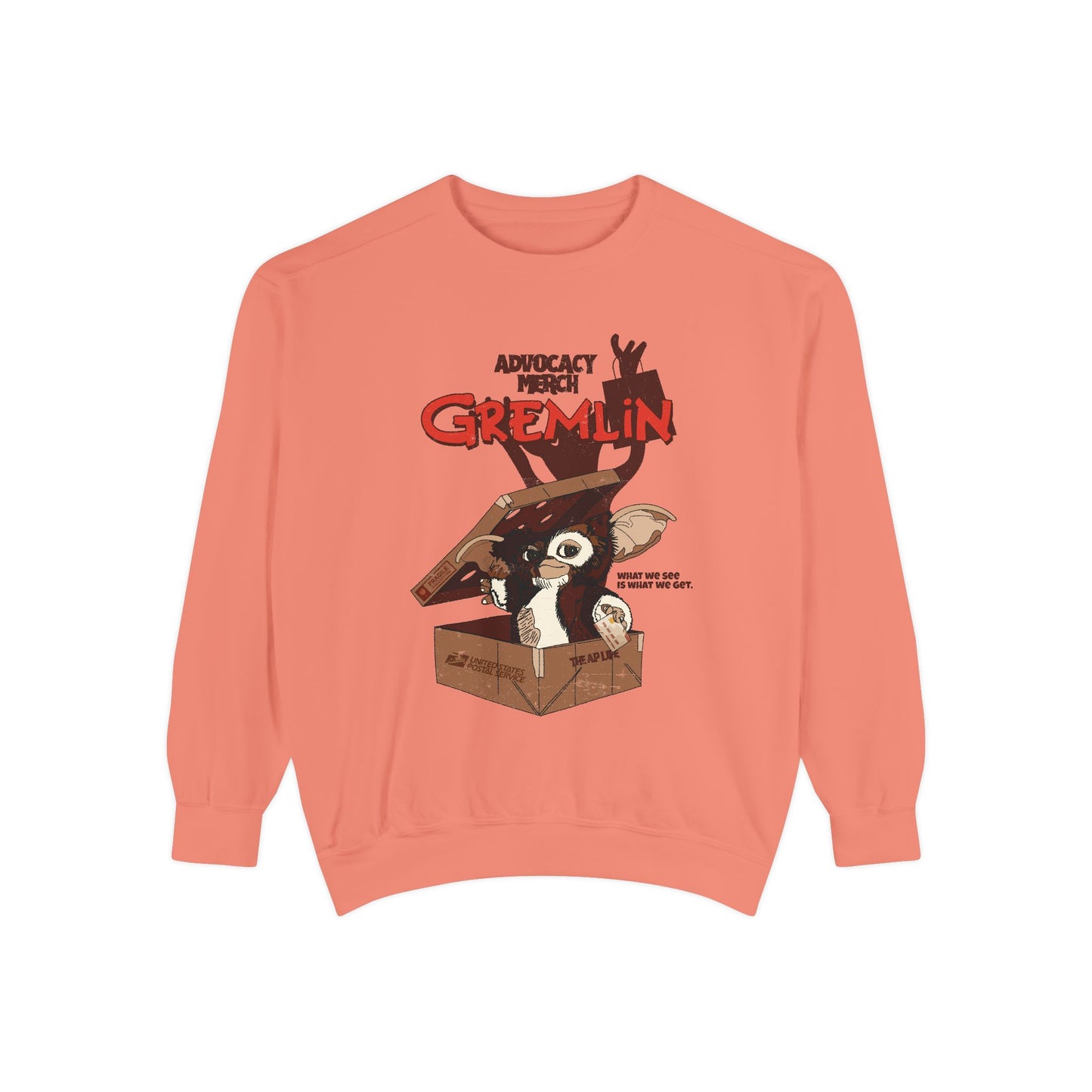 Advocacy Merch Gremlin - Adult Unisex Garment-Dyed Sweatshirt
