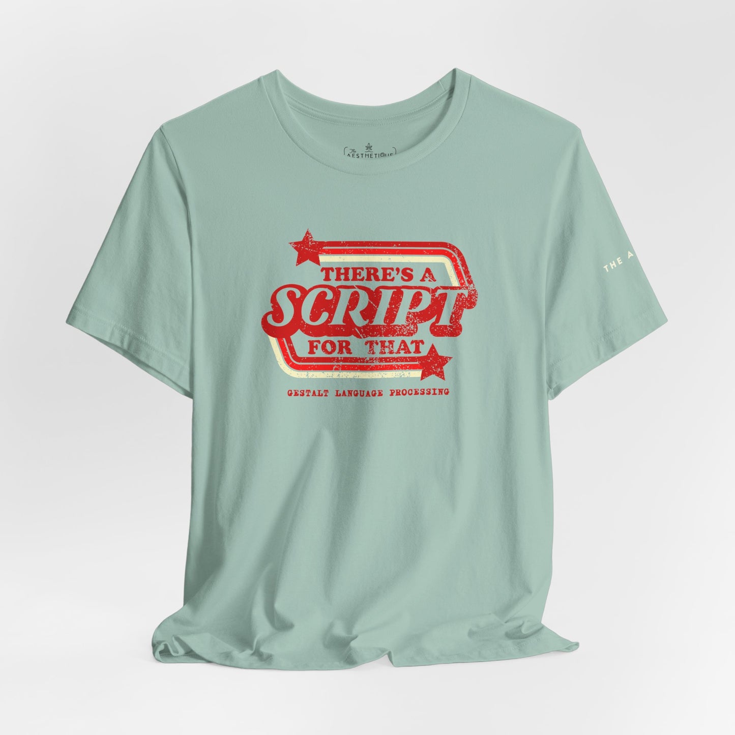 Vintage Script Graphic Tee - Perfect for Casual Wear