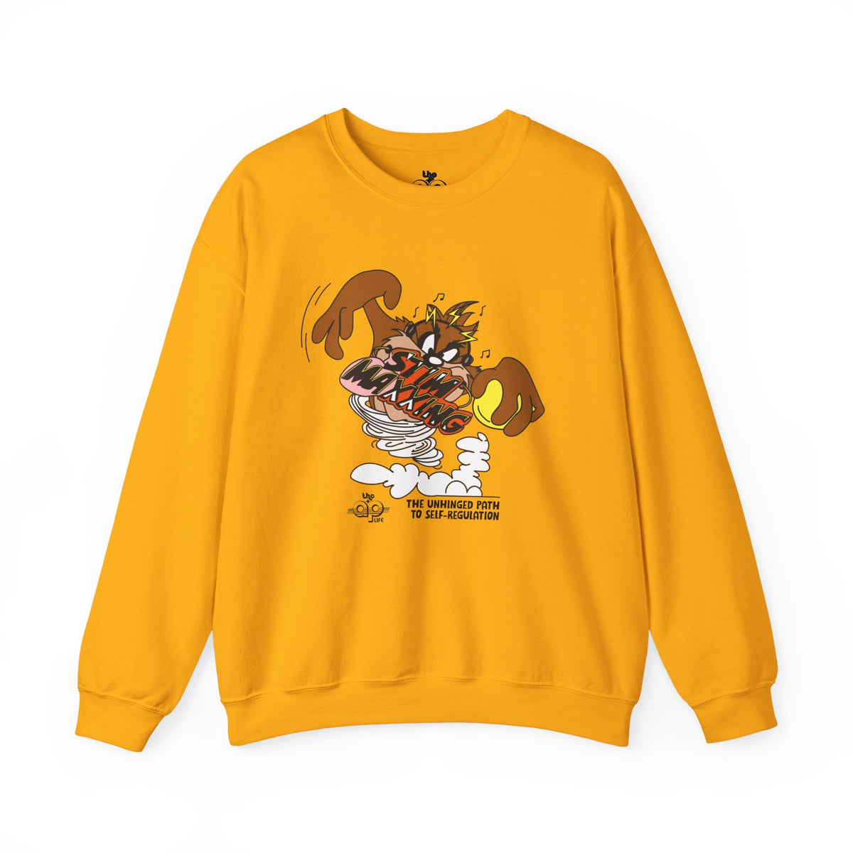 Stim-Maxxing - The Unhinged Path to Self-Regulation - Adult Unisex Heavy Blend™ Crewneck Sweatshirt