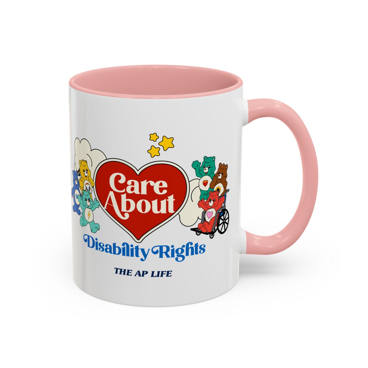 Care About Neurological Differences - Disability Rights - Accent Coffee Mug (11, 15oz)