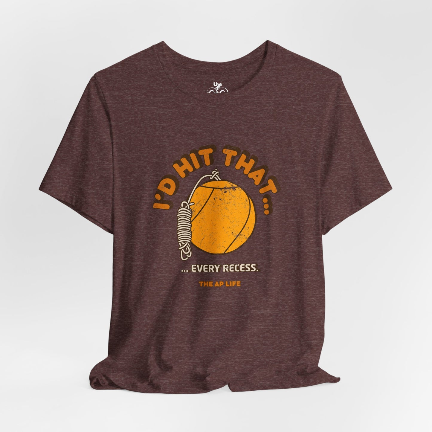 I'd Hit That Every Recess - Adult Unisex Jersey Short Sleeve Tee