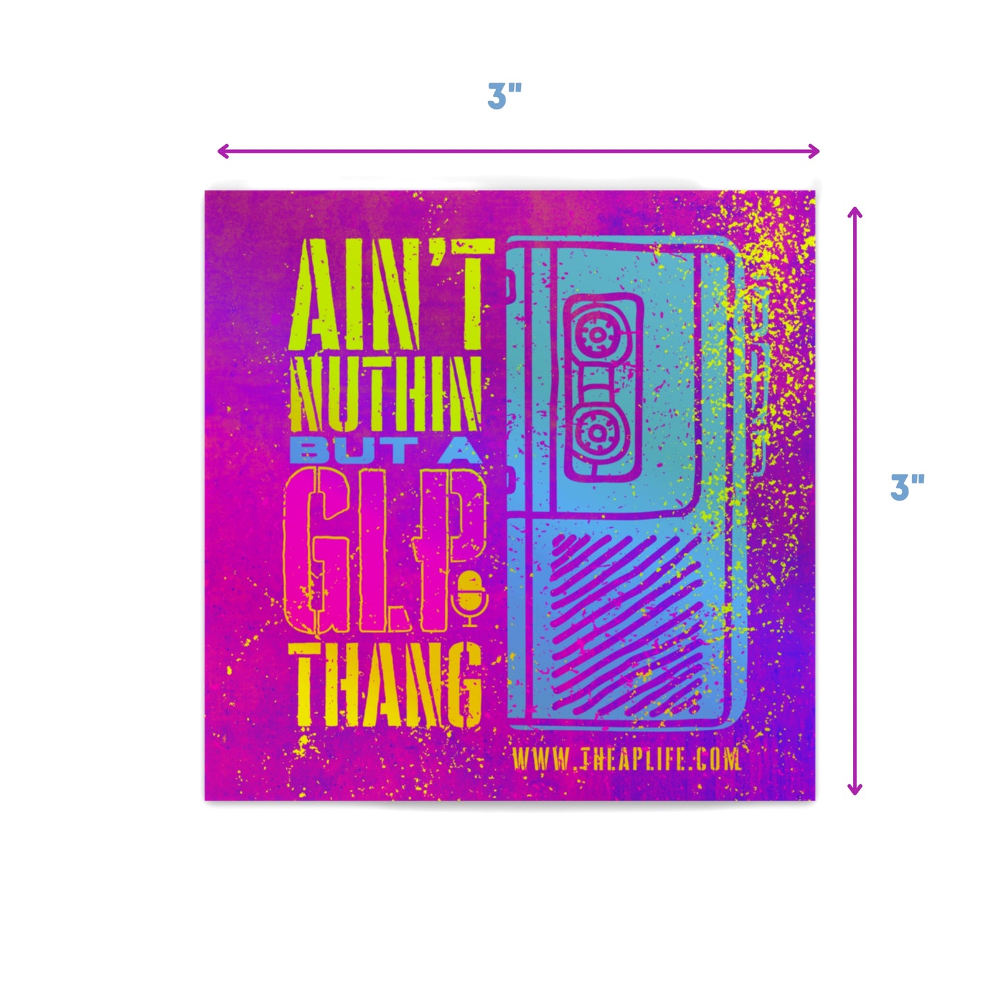 Ain't Nothin' But a GLP Thang Gestalt Language Processing Holographic Sticker