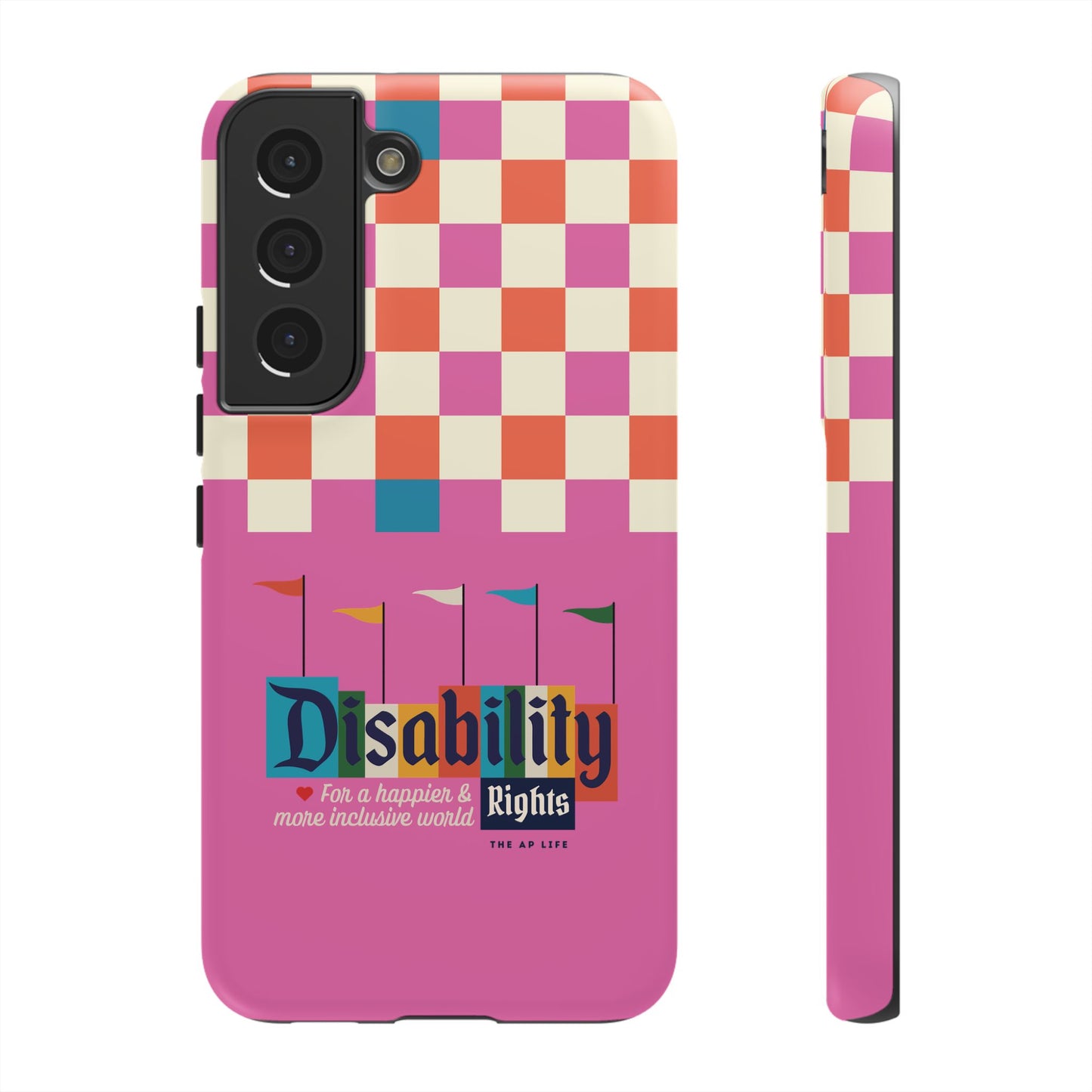 Disability Rights for a Happier & More Inclusive World - Android Phone Case for Google Pixel & Samsung Phones