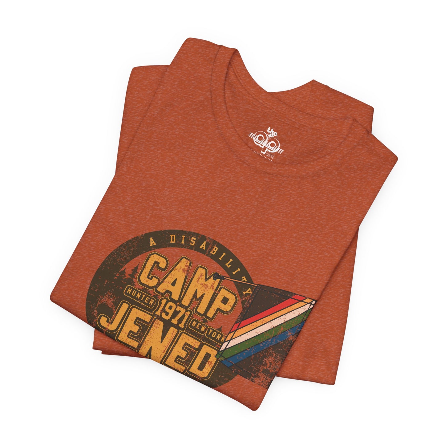 Camp Jened 1971 - A Disability Revolution - Adult Unisex Jersey Short Sleeve Tee