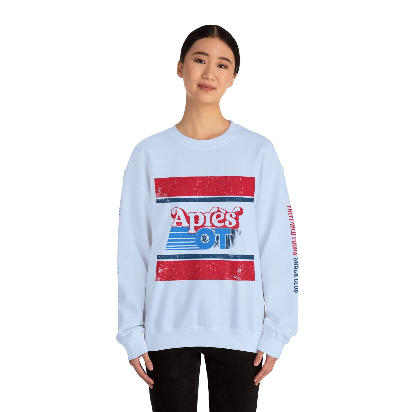 Après OT - Preferred Foods Snack Club - Adult Unisex Heavy Blend™ Crewneck Sweatshirt