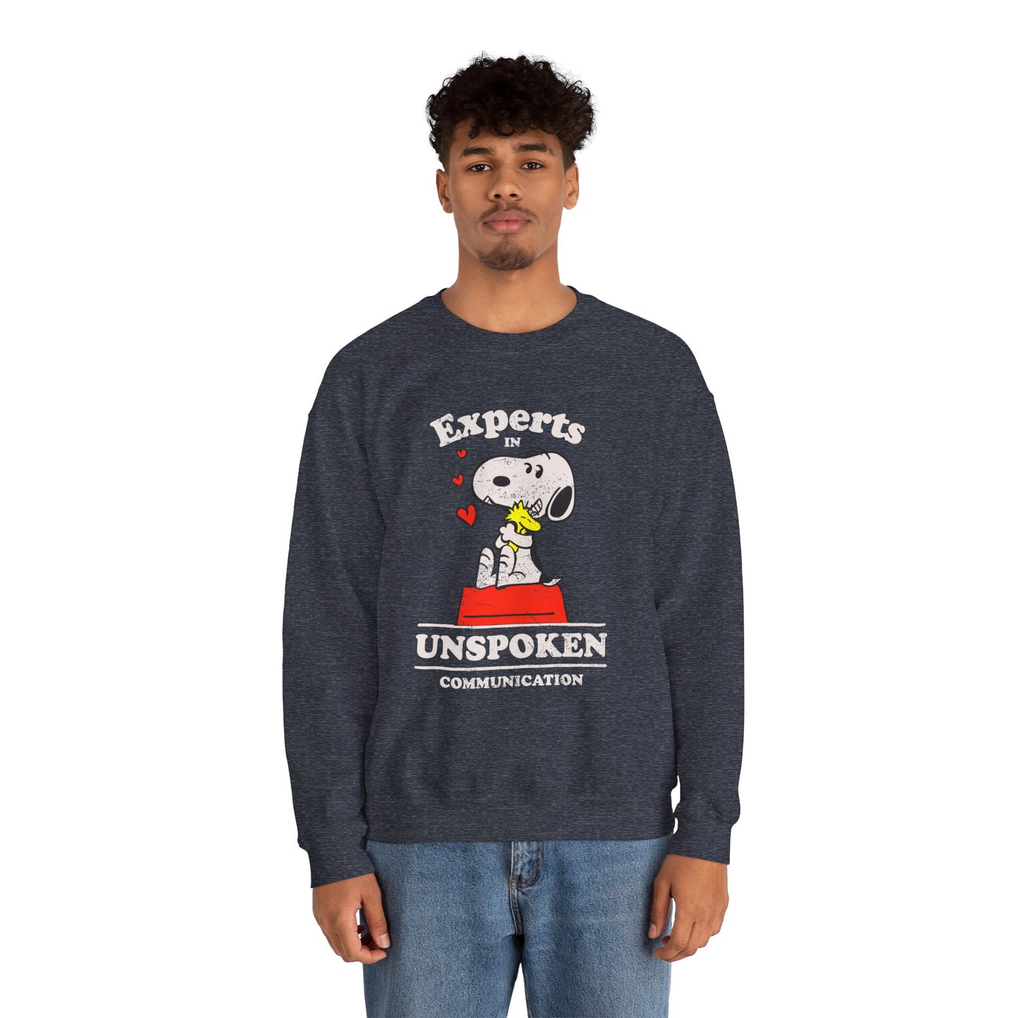Experts in Unspoken Communication - Adult Unisex Heavy Blend™ Crewneck Sweatshirt