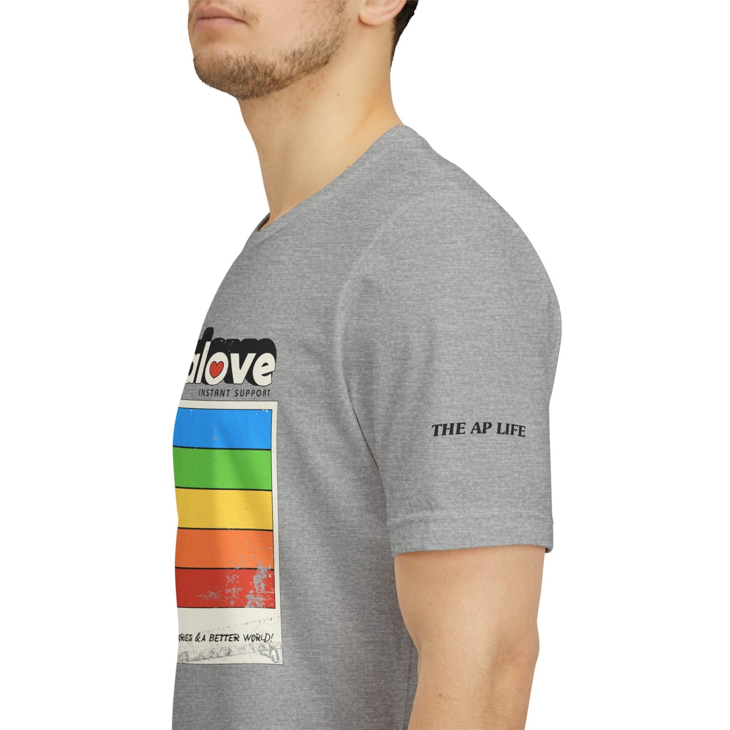 Para Love - Instant Support - Adult Unisex Jersey Short Sleeve Tee