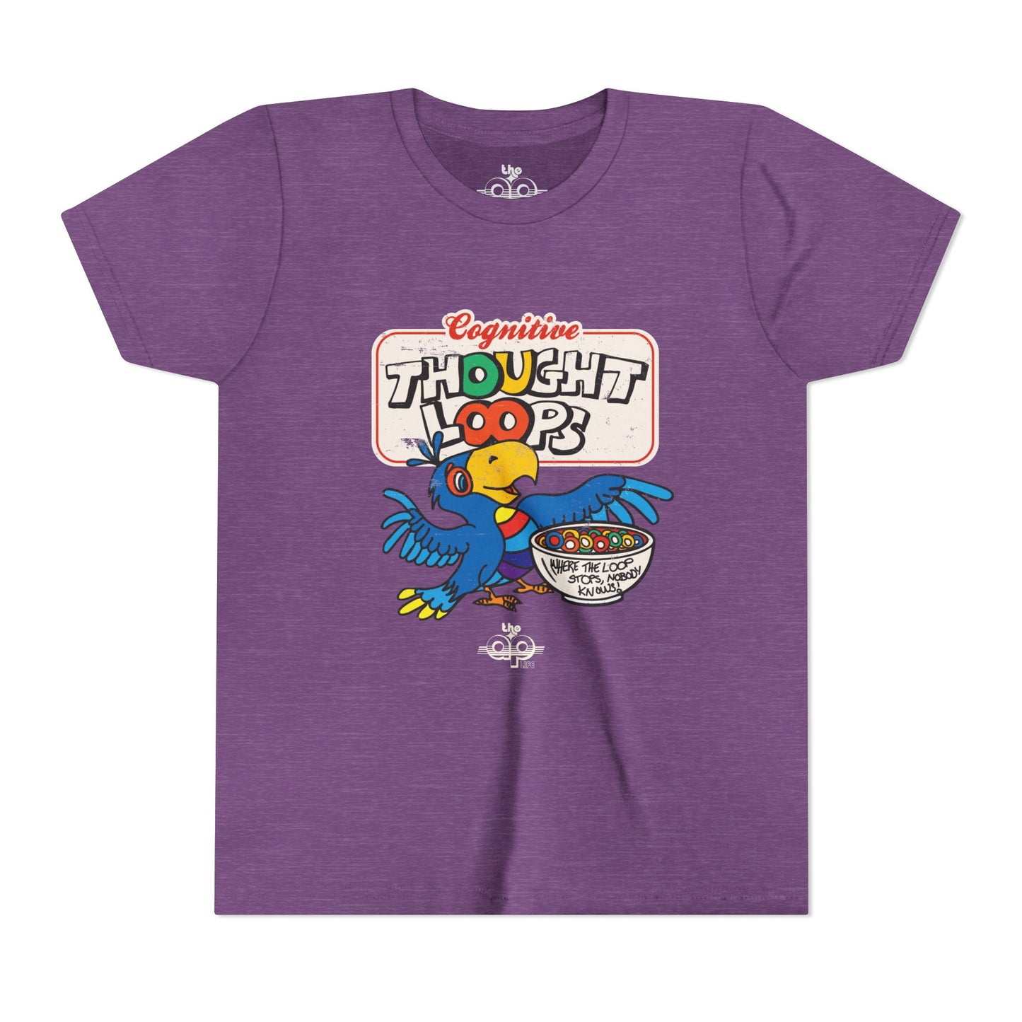 Cognitive Thought Loops - Where the Loop Stops, Nobody Knows - Unisex Youth Short Sleeve Tee