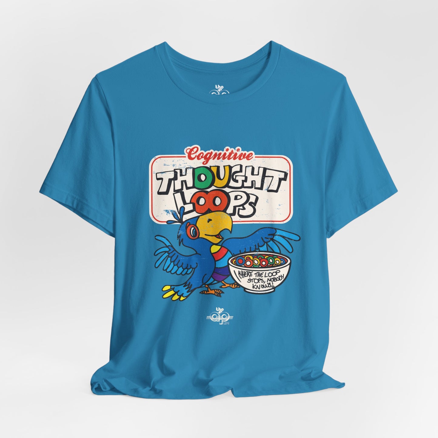 Cognitive Thought Loops - Where the Loop Stops, Nobody Knows - Adult Unisex Jersey Short Sleeve Tee