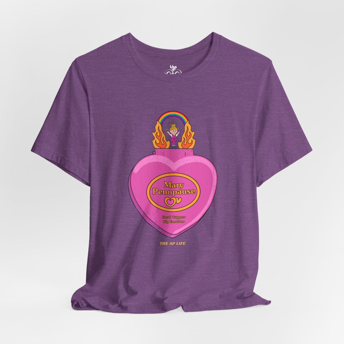 Mary Penopause - Small Triggers, Big Emotions - Adult Unisex Jersey Short Sleeve Tee