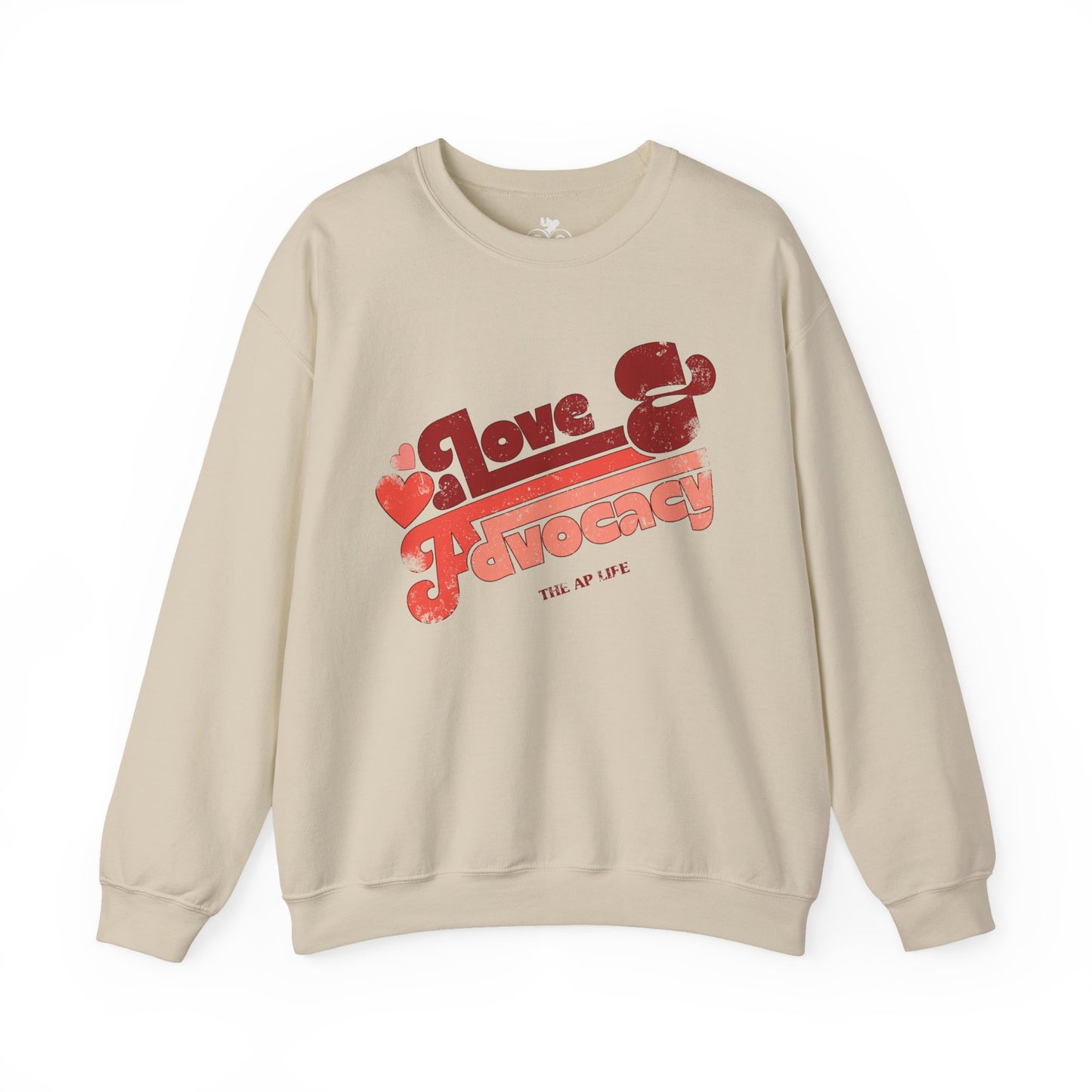 Love & Advocacy - Adult Unisex Heavy Blend™ Crewneck Sweatshirt