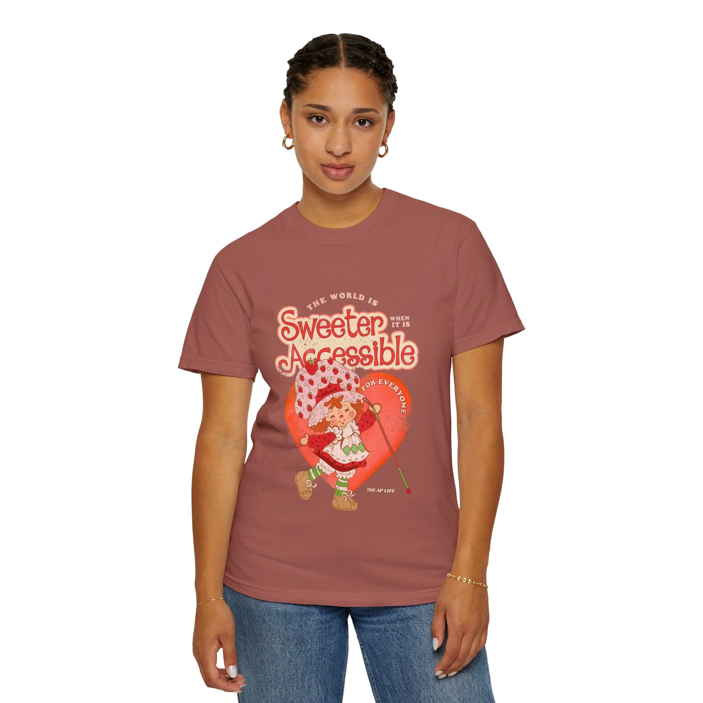The World is Sweeter when it is Accessible for Everyone - Comfort Colors Adult Unisex Garment-Dyed T-shirt