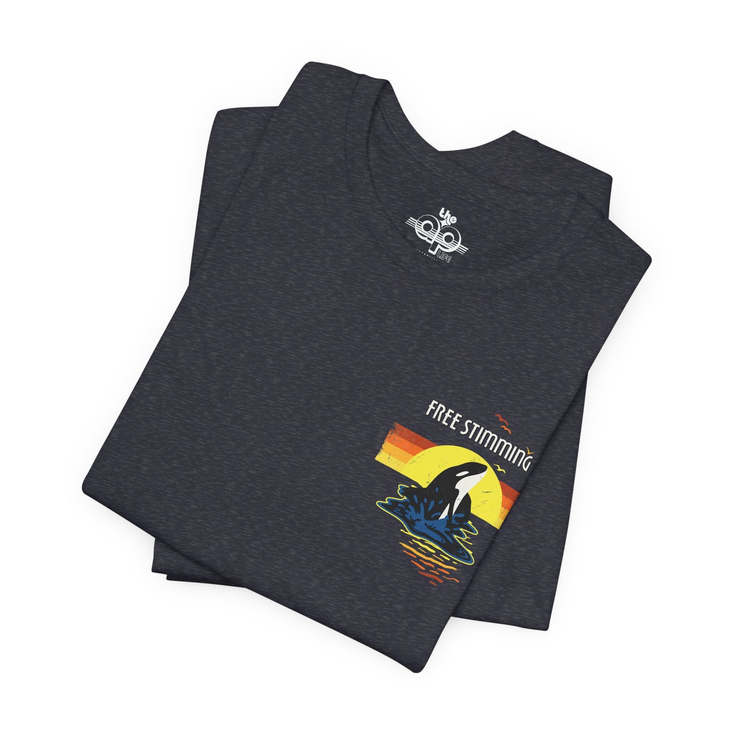 Free Stimming - Orca - Adult Unisex Jersey Short Sleeve Tee