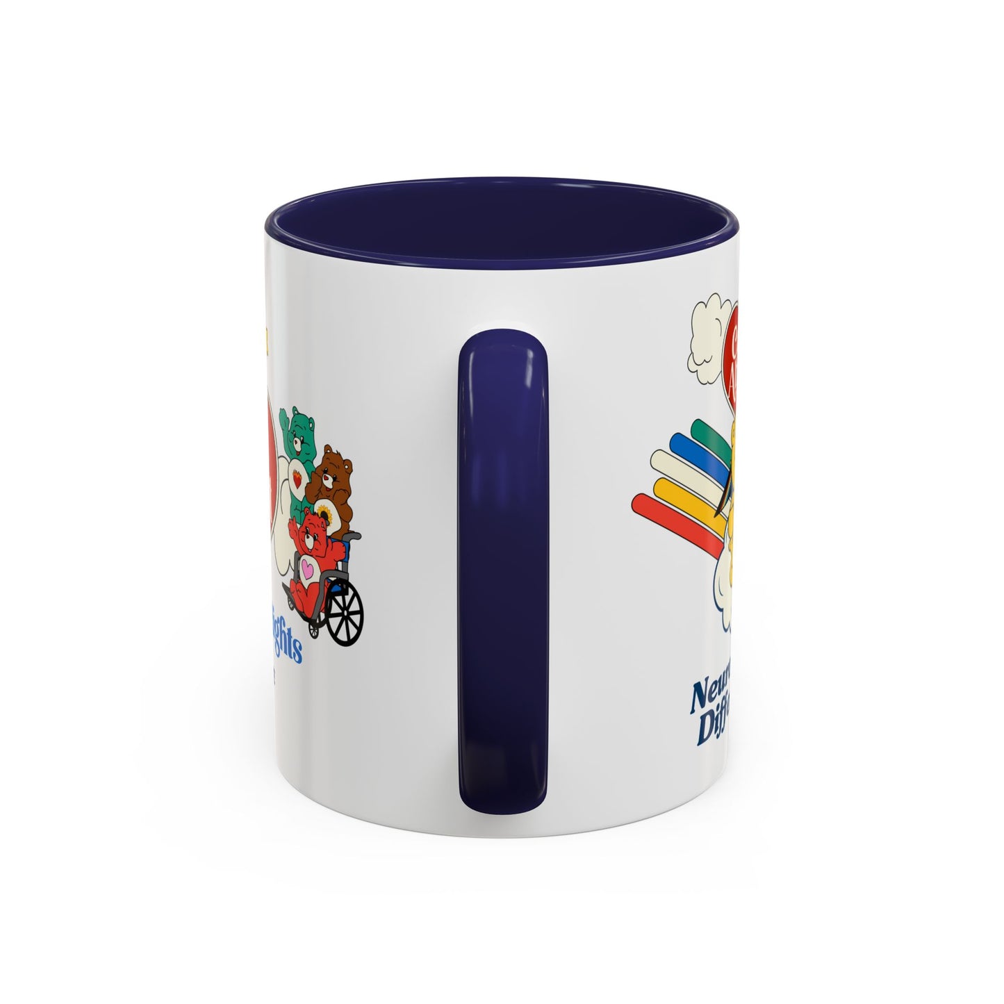 Care About Neurological Differences - Disability Rights - Accent Coffee Mug (11, 15oz)