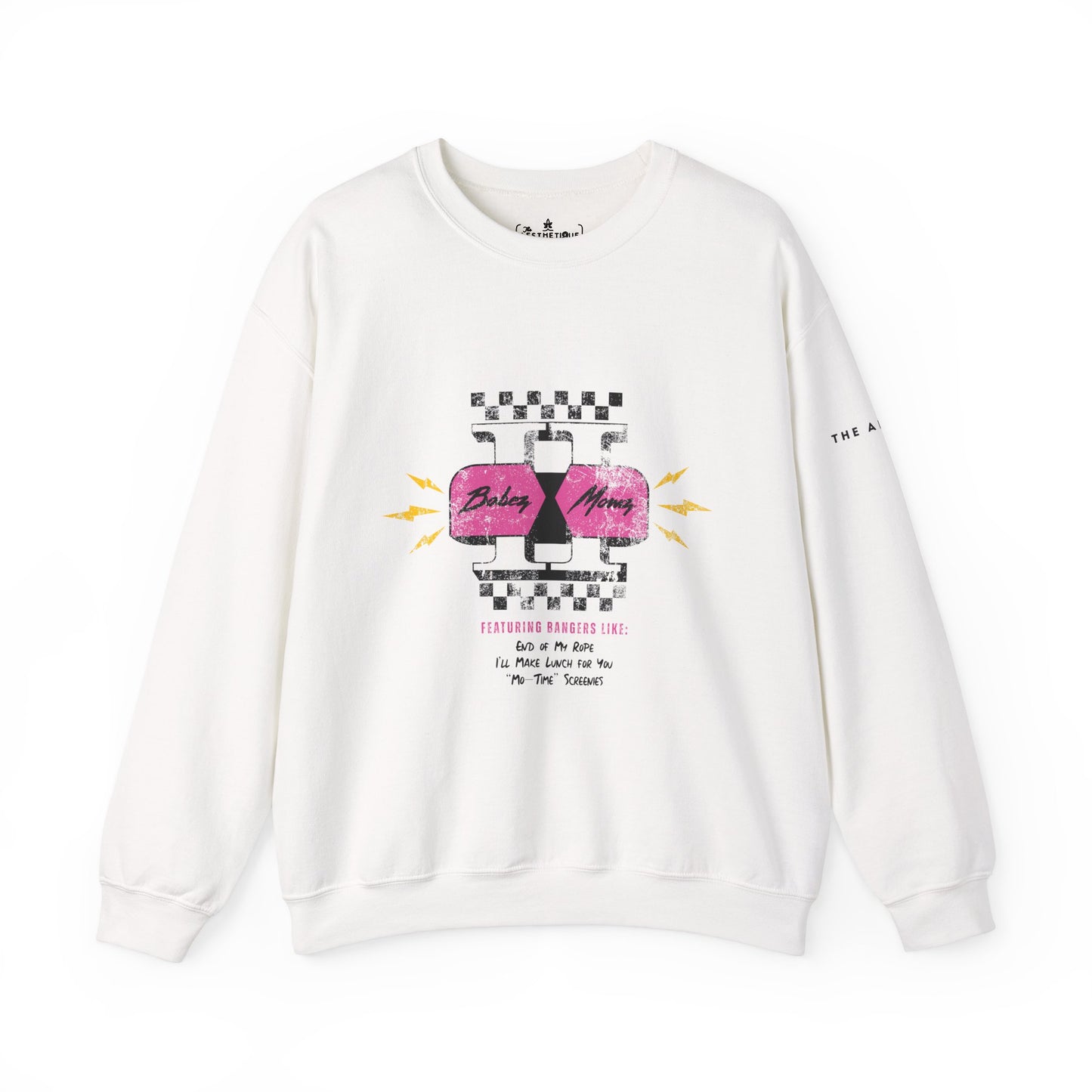 Babez II Momz 90s Music Throwback - Unisex Crewneck Sweatshirt