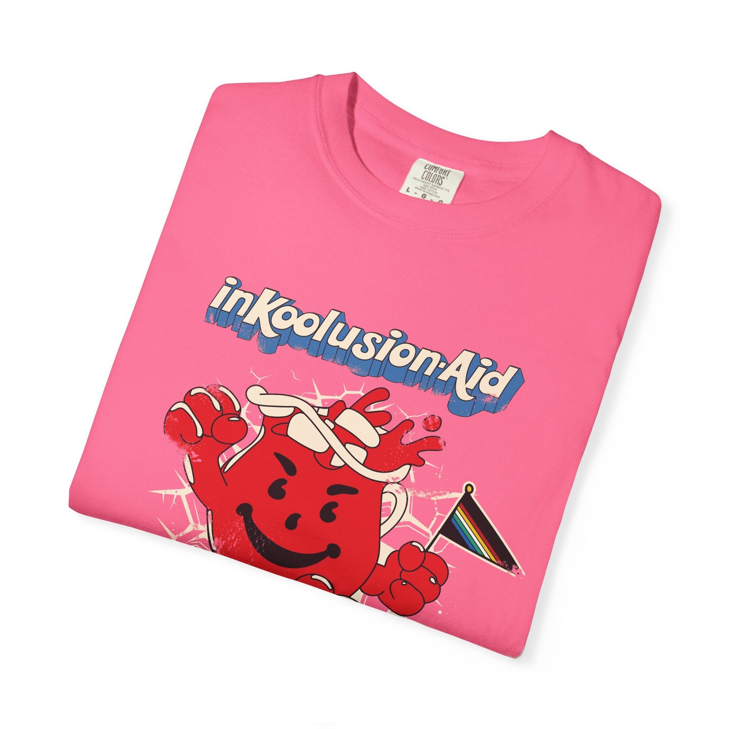 InKoolusion Aid - Breaking Down Barriers to Accessibility & Acceptance - Unisex Garment-Dyed T-shirt