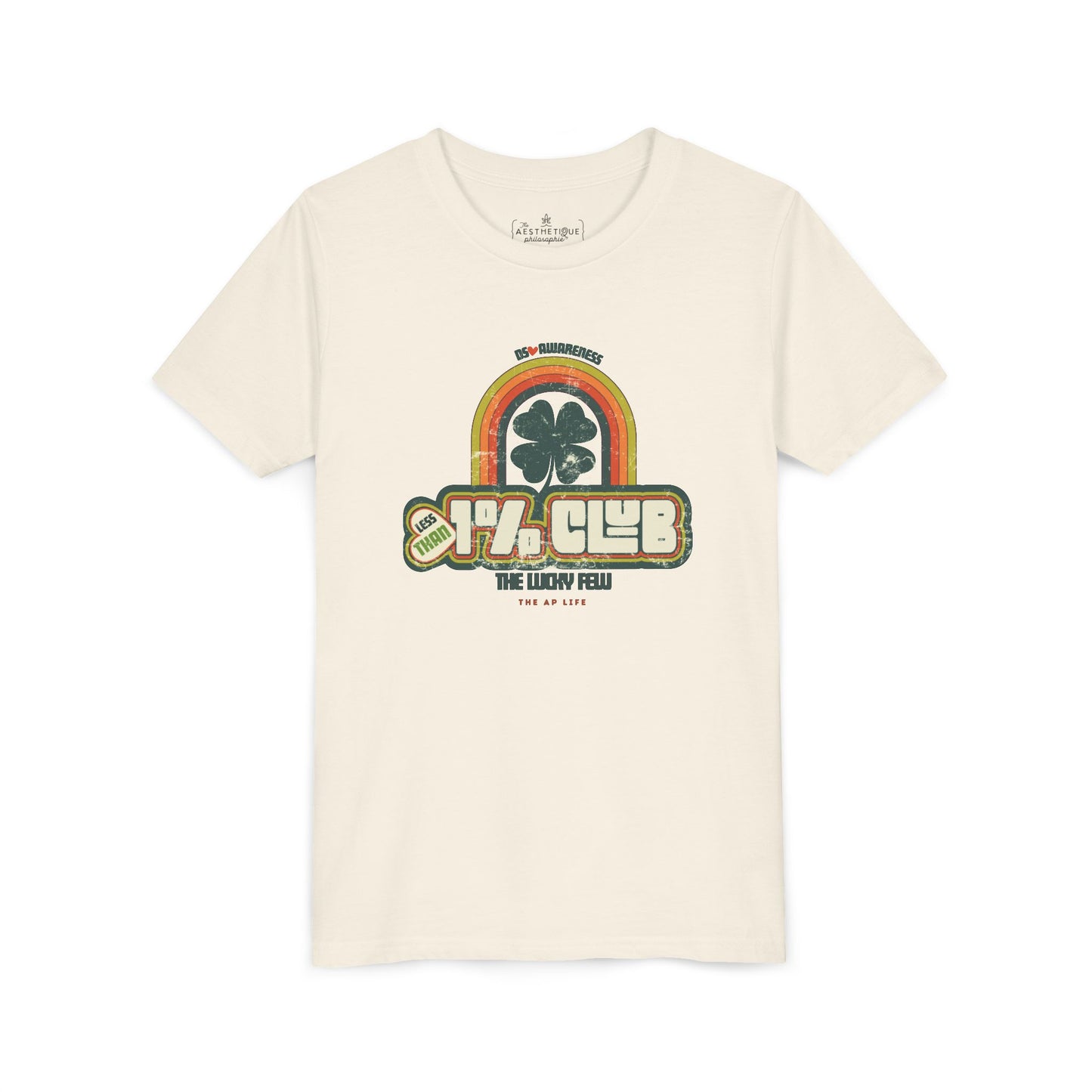 Less Than 1% Club (The Lucky Few) DS Awareness - Youth Unisex Jersey Tee