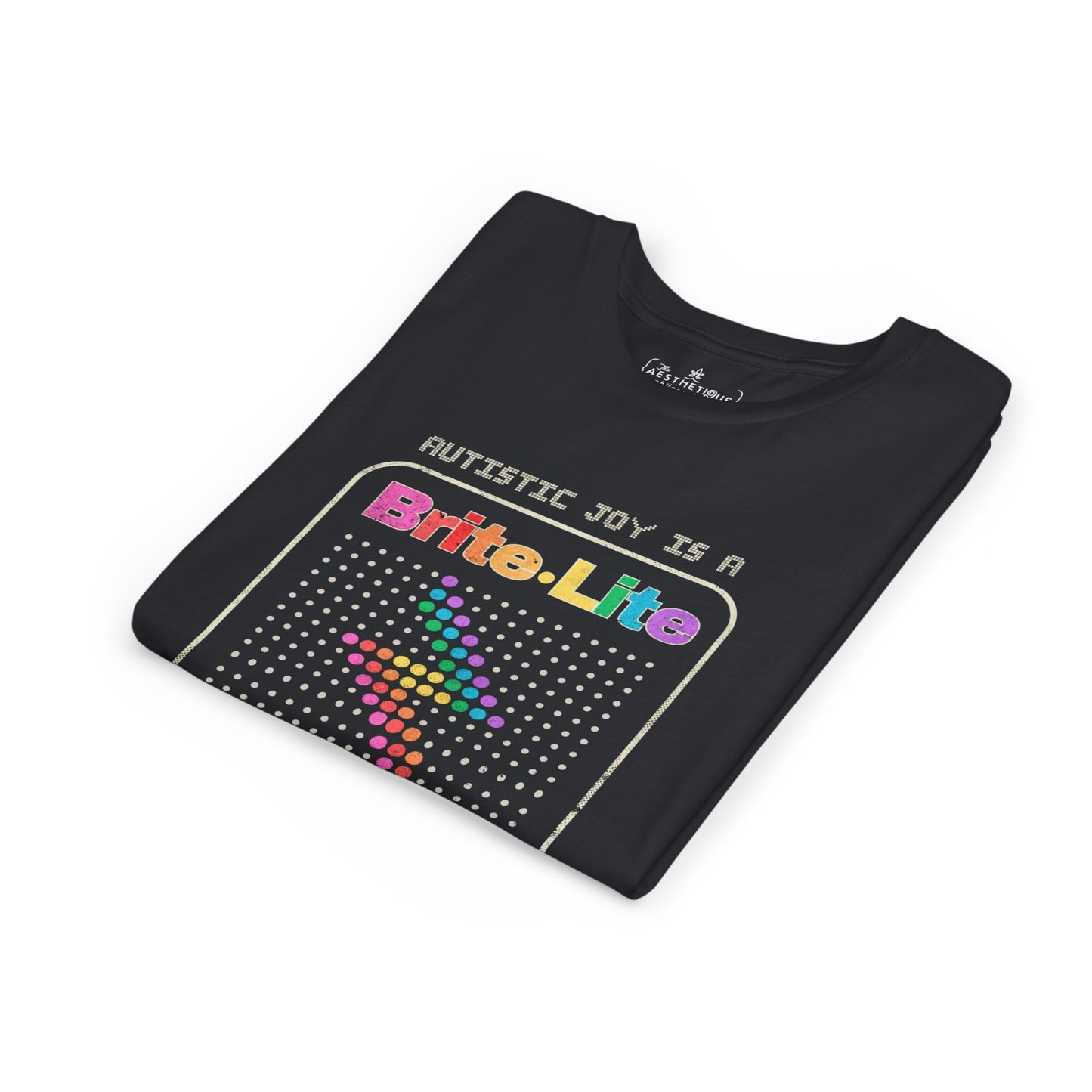 Autistic Joy is a Brite Lite - Youth Unisex Jersey Tee
