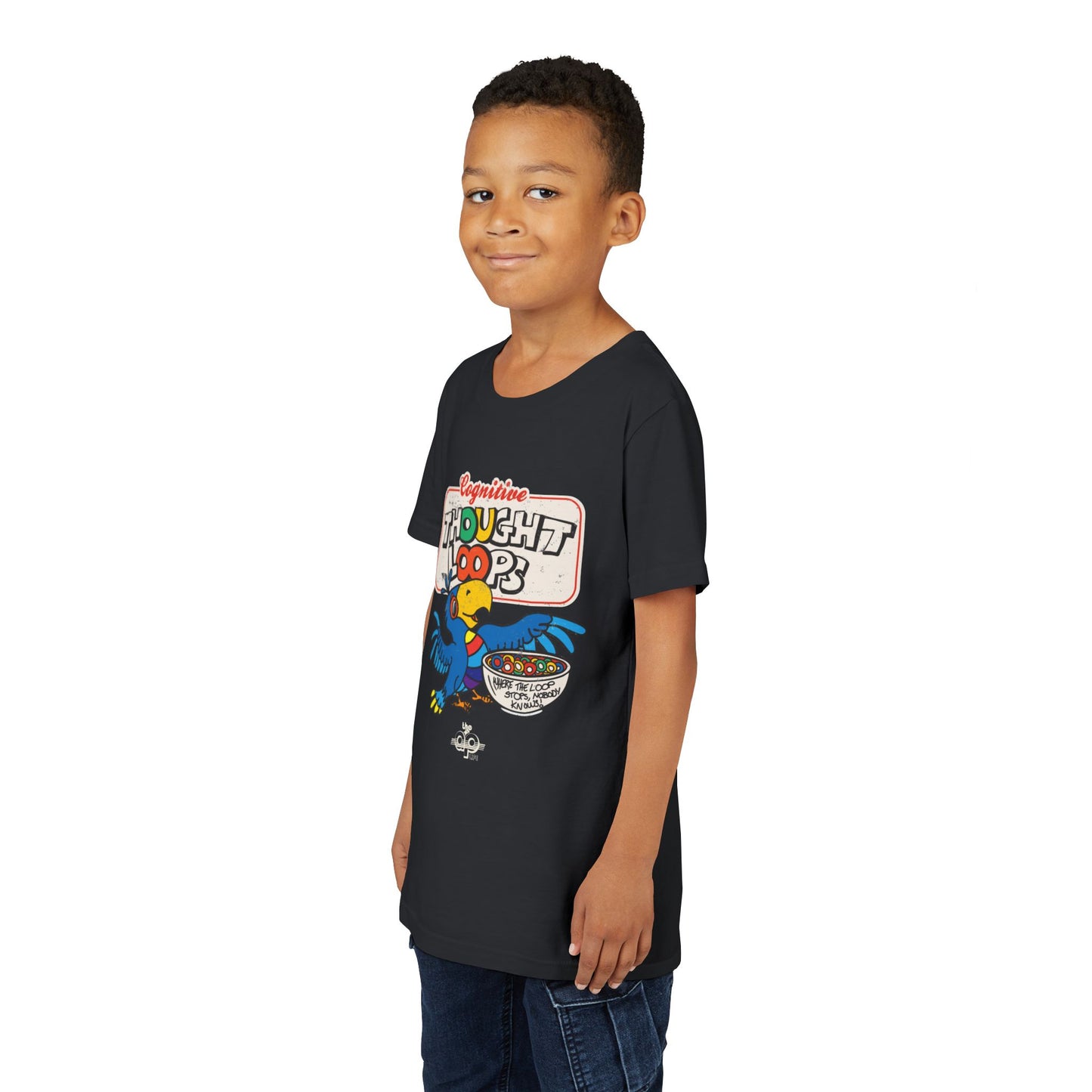 Cognitive Thought Loops - Where the Loop Stops, Nobody Knows - Unisex Youth Short Sleeve Tee