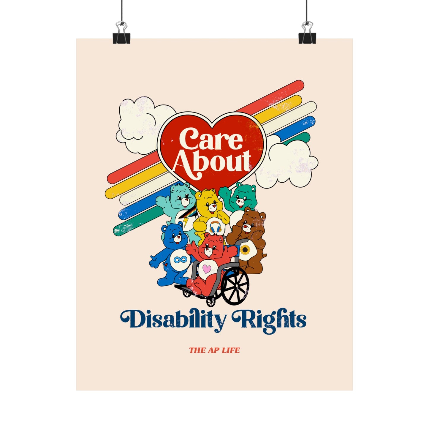 Care About Disability Rights - Matte Vertical Poster