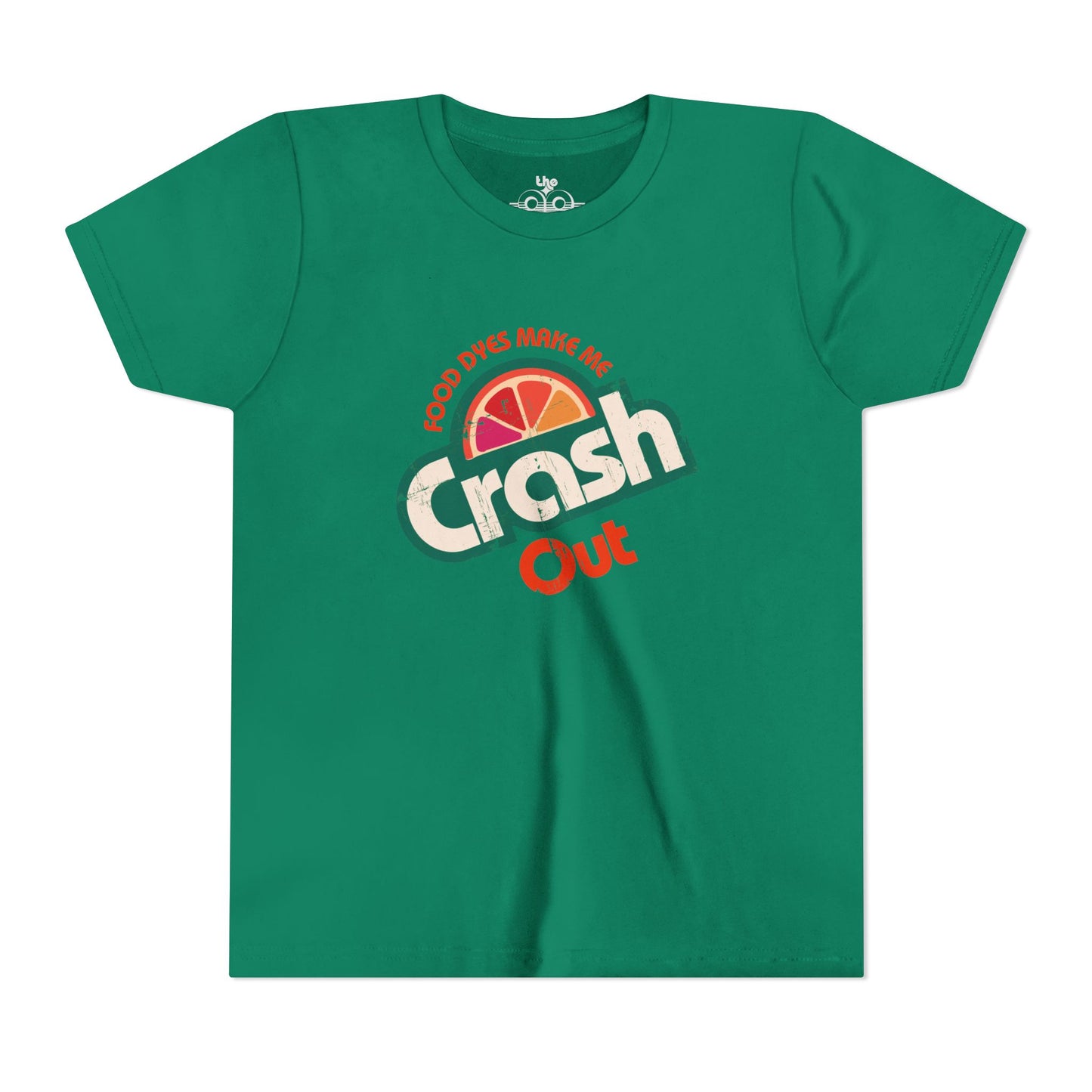 Food Dyes Make Me Crash Out - Unisex Youth Short Sleeve Tee